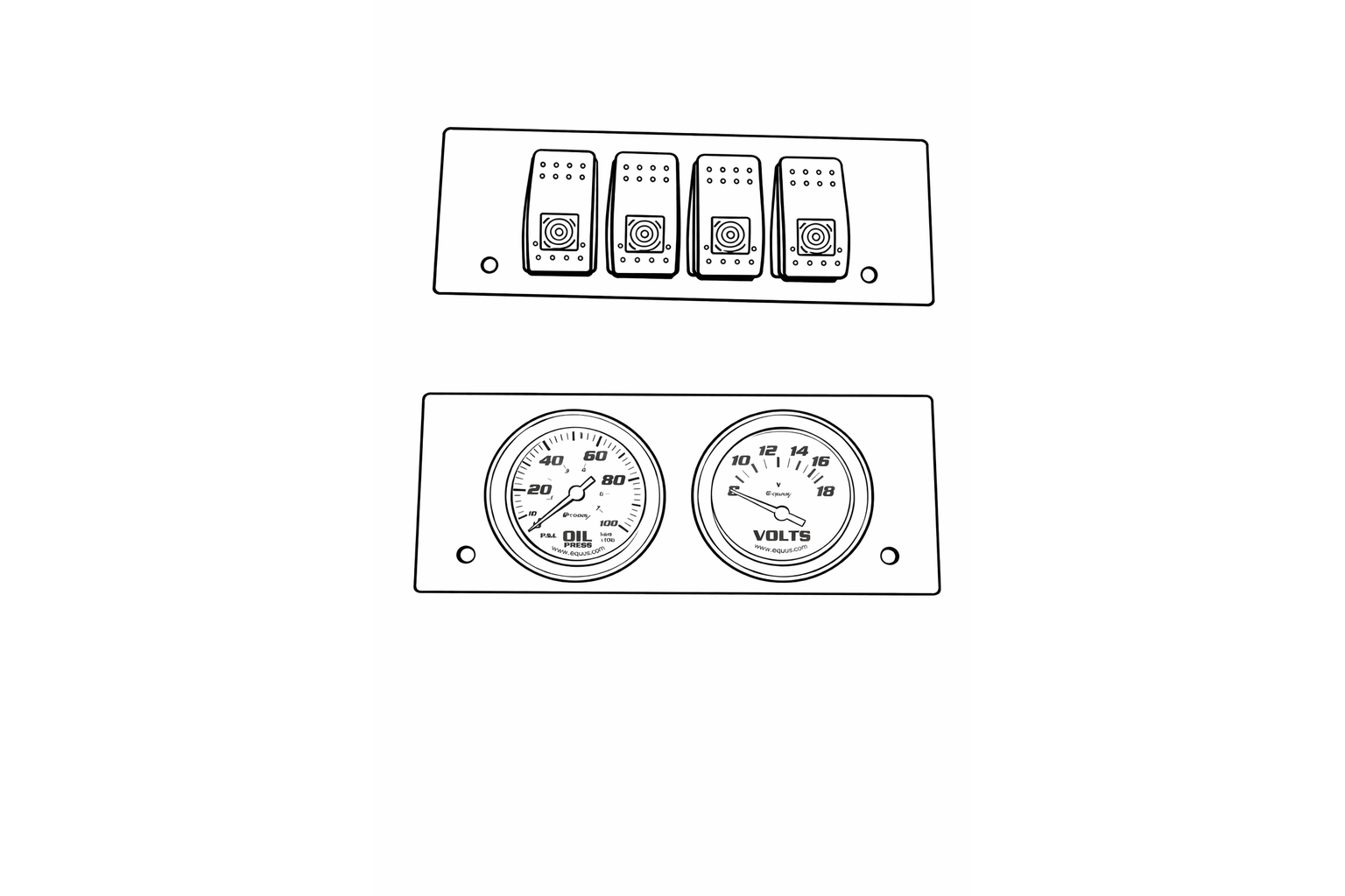 Delete Plates and Dash Pockets