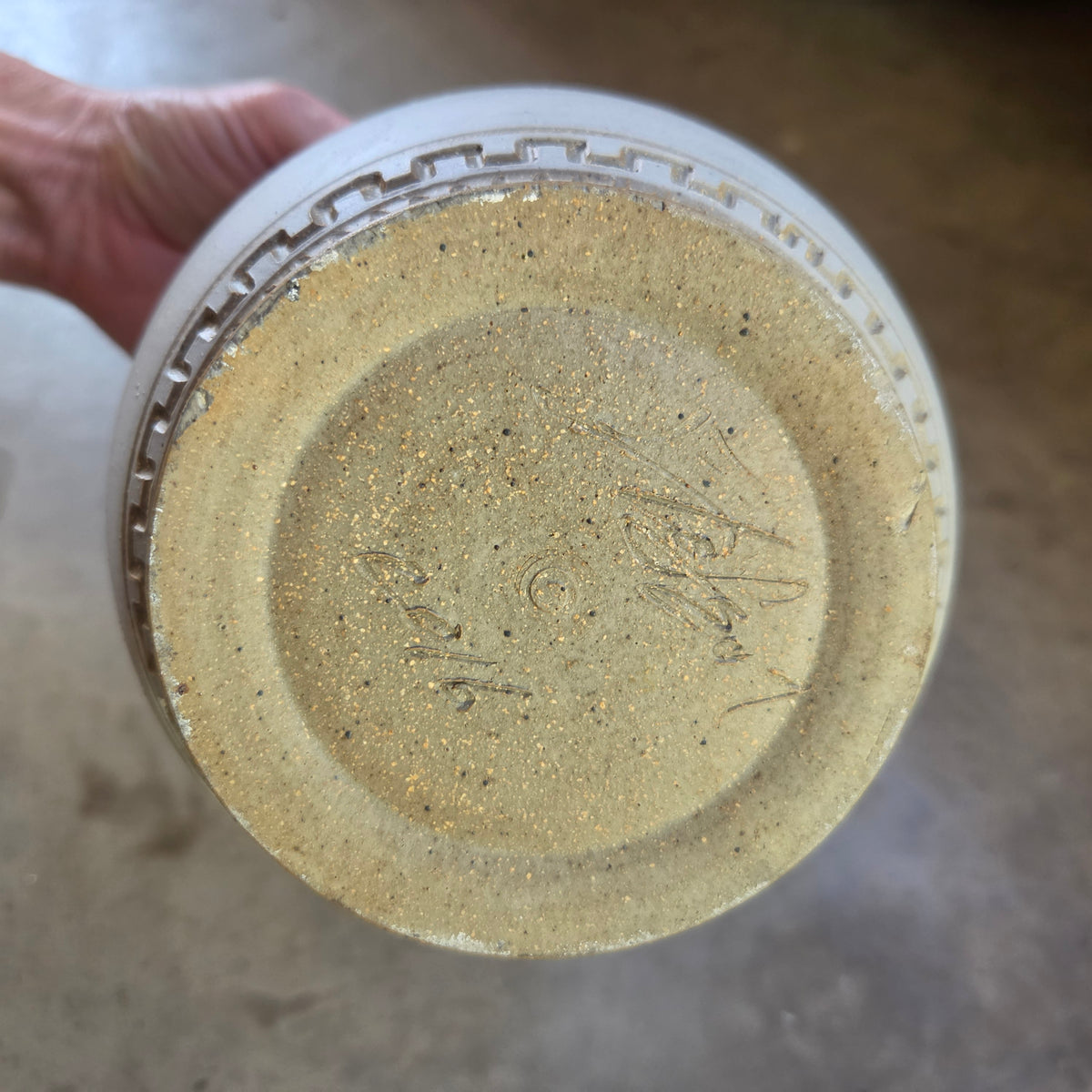 Hand Carved Greek Vase - Pottery - #26-130