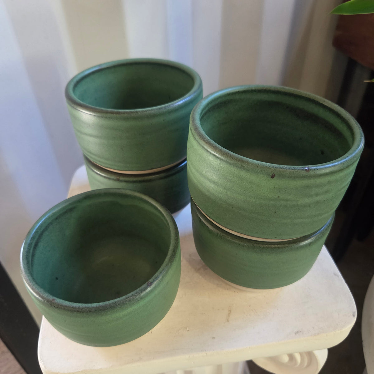 Set of (5) Bowls - Pottery - #26-131