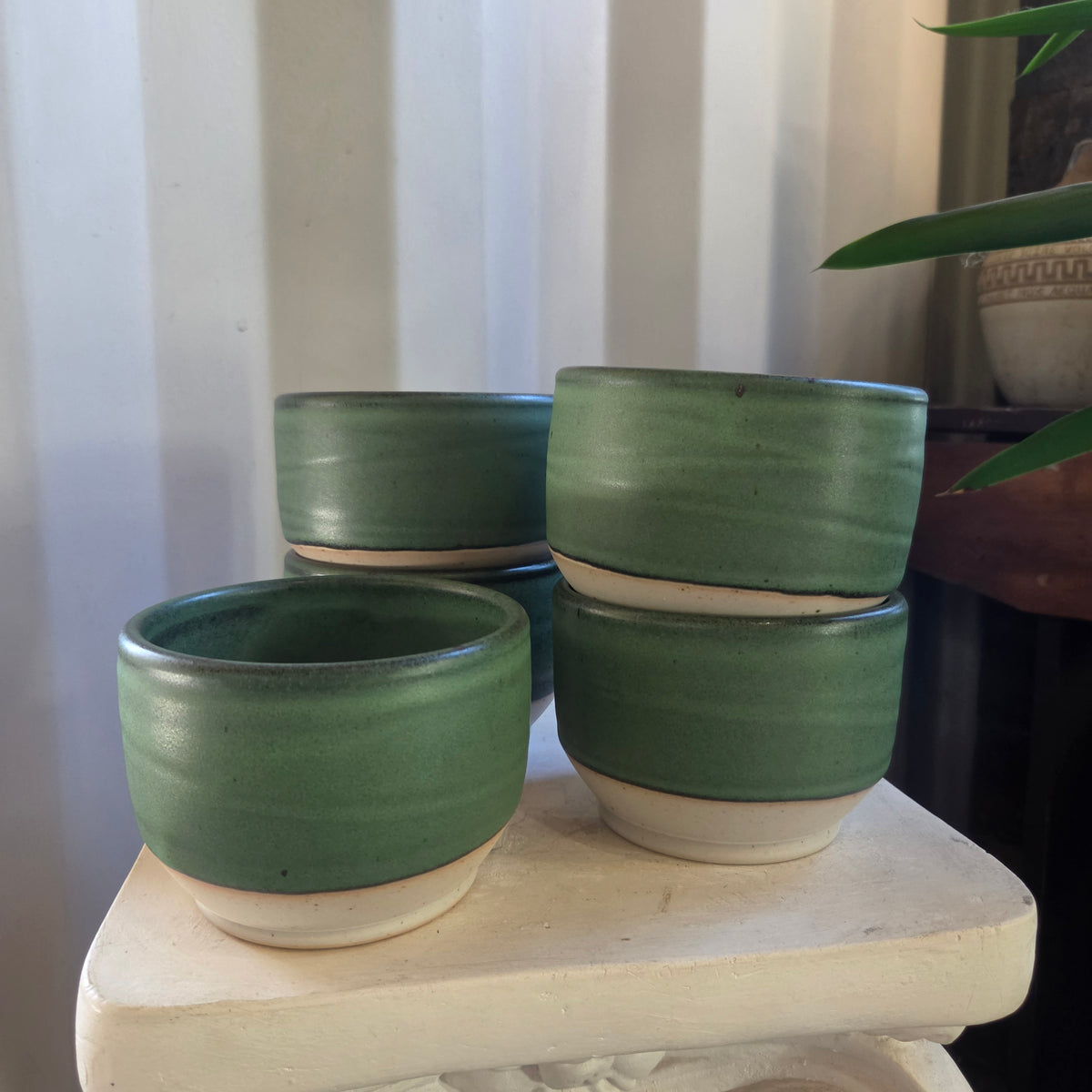 Set of (5) Bowls - Pottery - #26-131