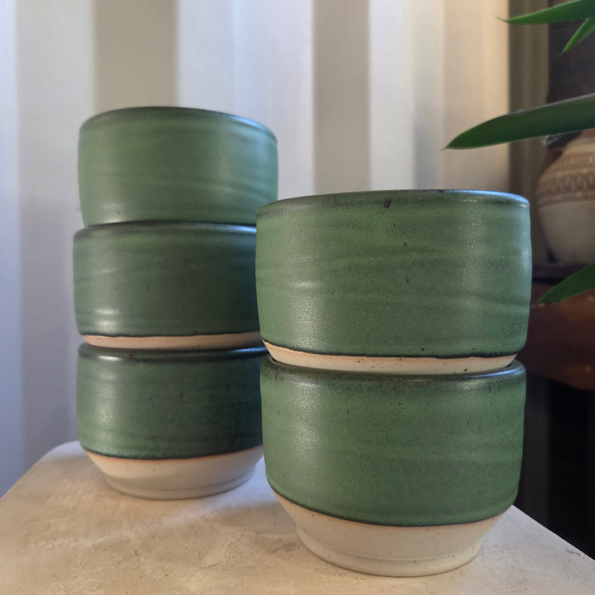 Set of (5) Bowls - Pottery - #26-131