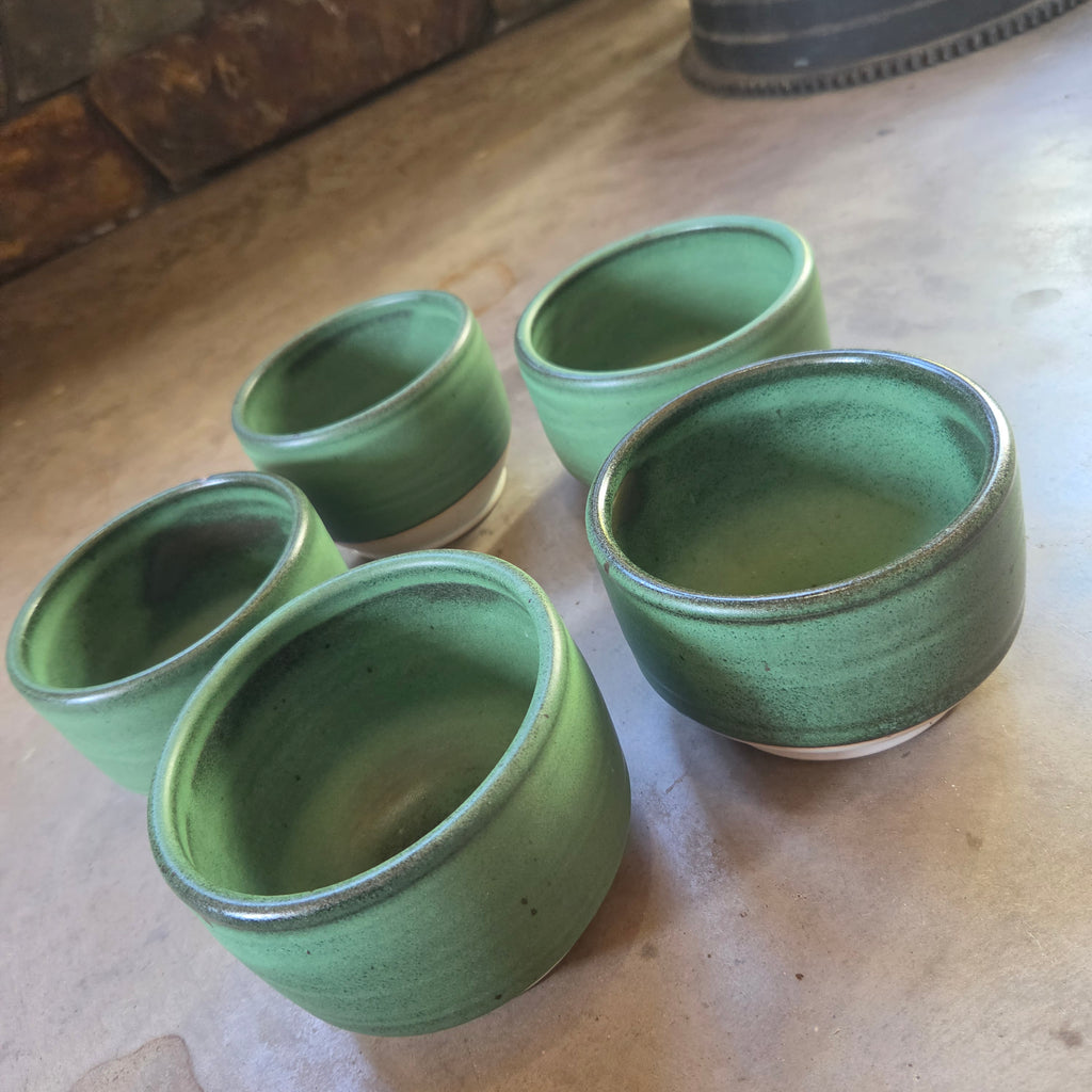 Set of (5) Bowls - Pottery - #26-131