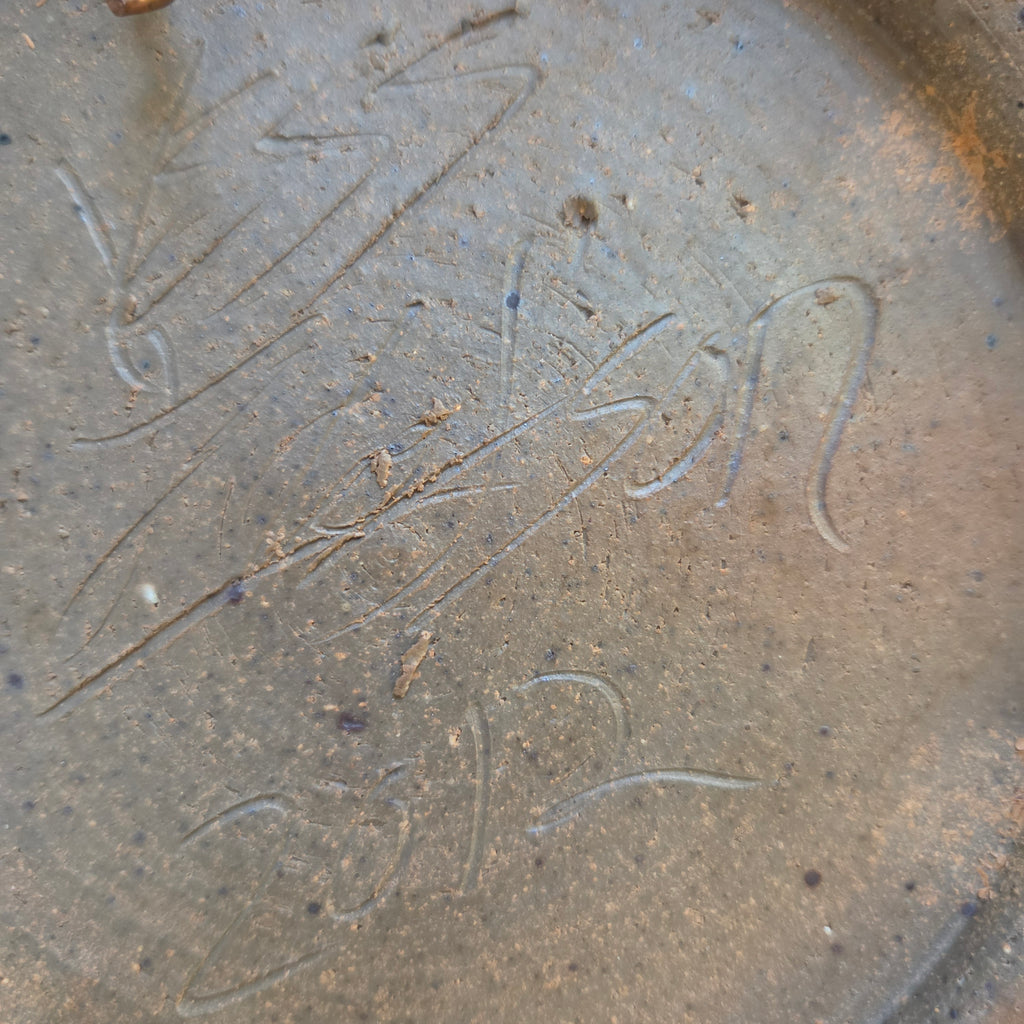 22 cal Bullet Hole Wood Fired Platter - Pottery - #26-132