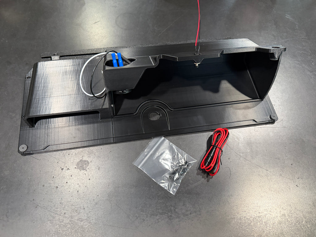 Glovebox (with LED lights and USB) for Vintage Air 1973-1987 Square Body Chevy Truck