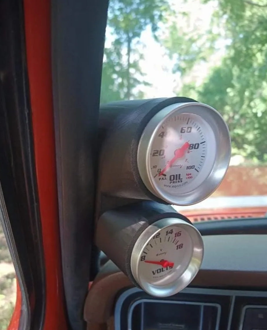 Double Gauge Pillar Pod for 1967-1972 Bumpside/1973-1979 Dentside /1978-1979 Ford Bronco