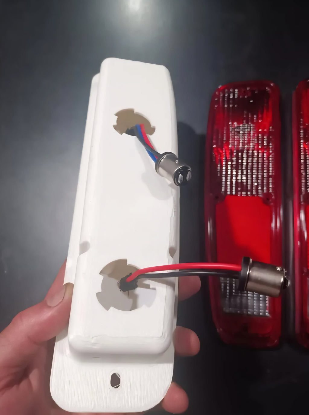 LED Board Taillights with Factory Lens Kit for 1973-1979 Dentside Ford Trucks and 1978-1979 Ford Bronco