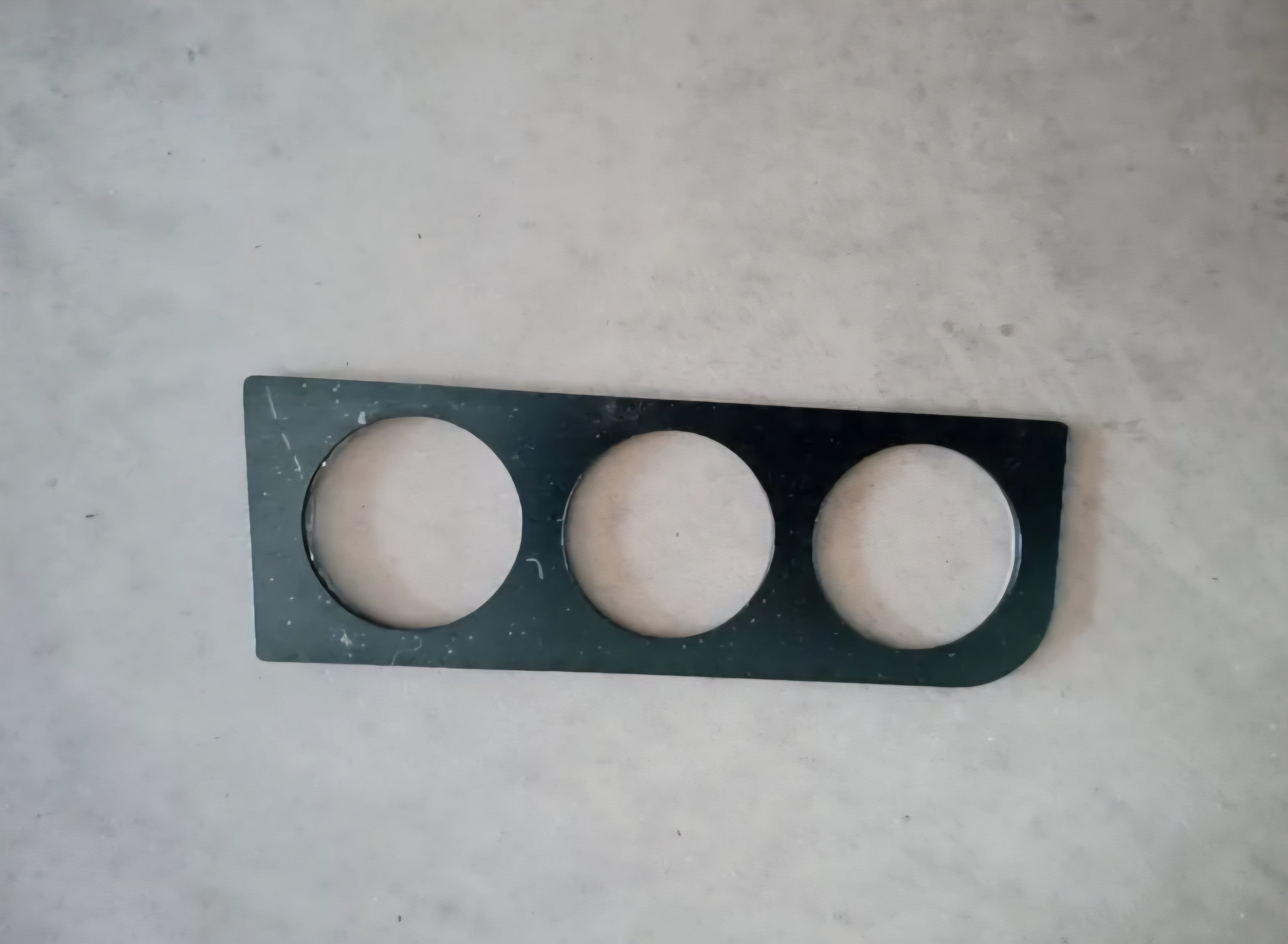 Heater Control Delete Panel Three 2 1/6 Gauges for 1973-1979 Dentside Ford Trucks and 1978-1979 Ford Bronco