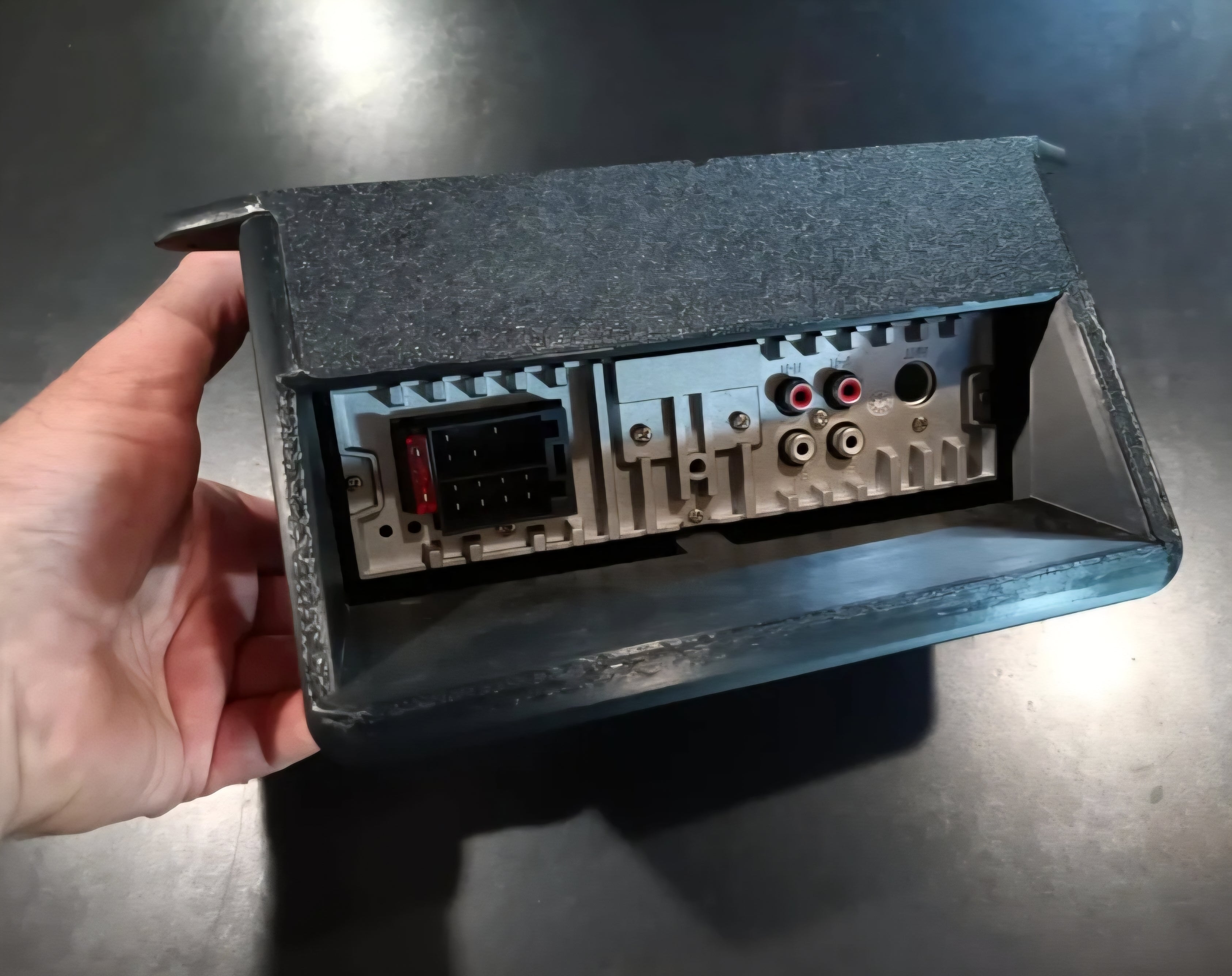 Under Dash Single Din Radio Pod for 1961-1966 Slickside and 1973-1979 Dentside Ford Trucks