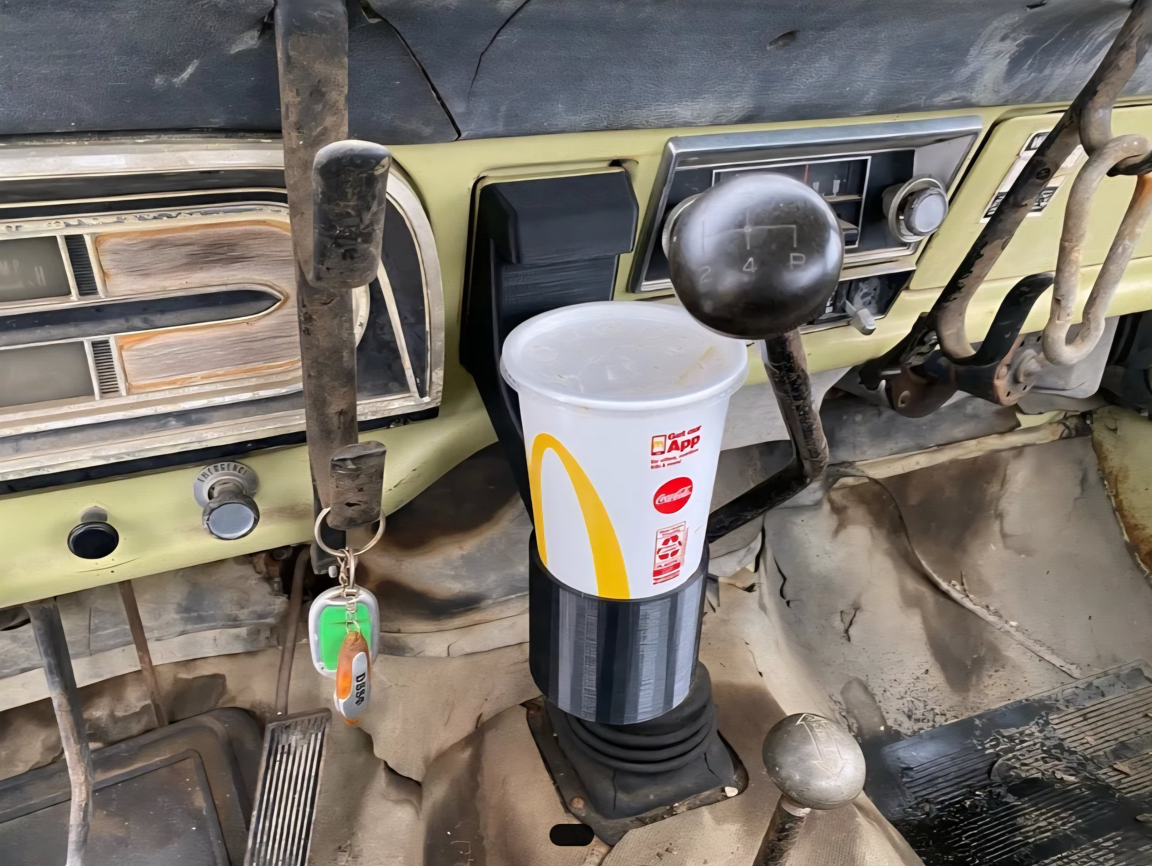 Cup Holder for 1967-1972 Bumpside Ford Trucks