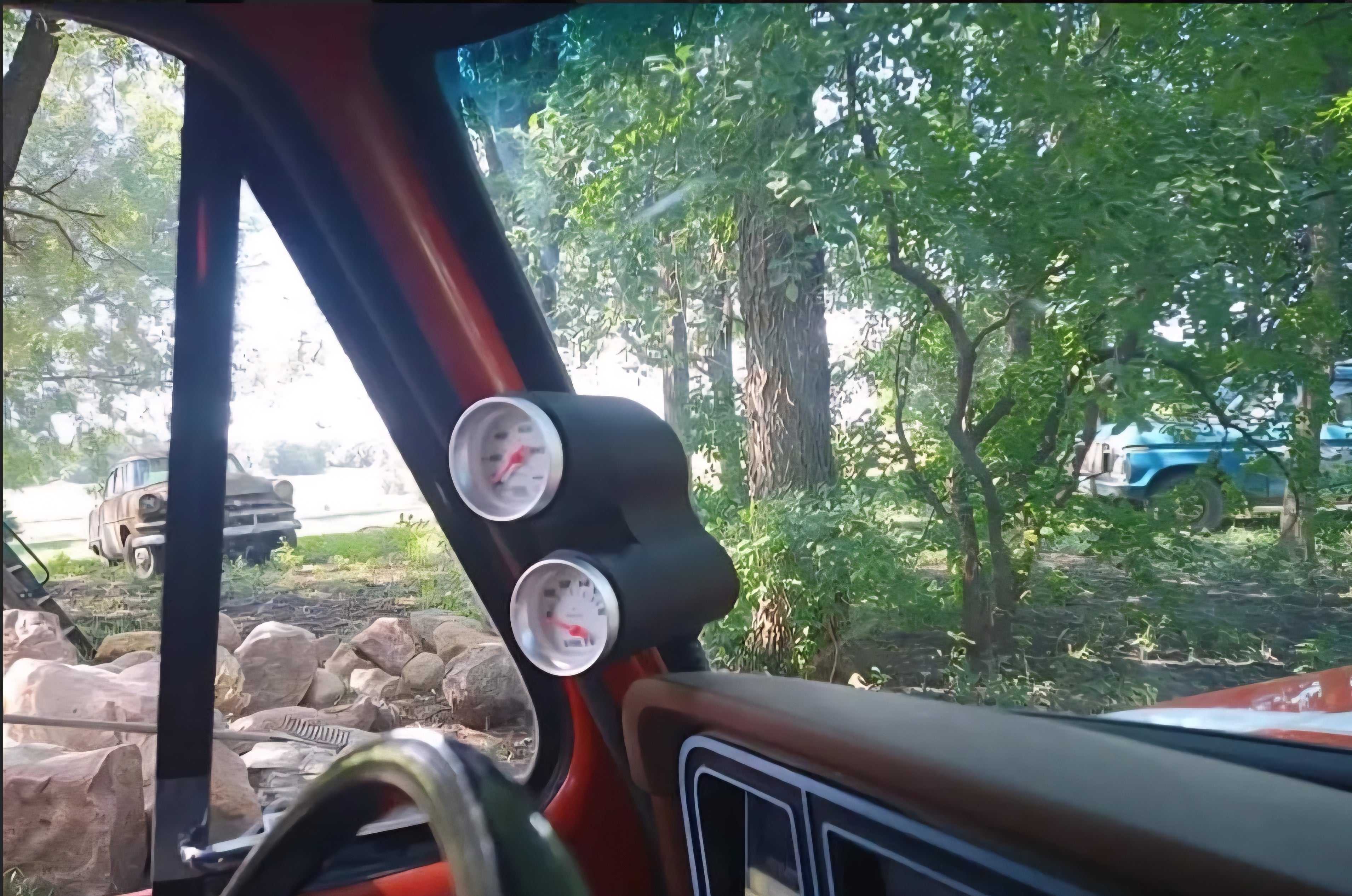 Double Gauge Pillar Pod for 1967-1972 Bumpside/1973-1979 Dentside /1978-1979 Ford Bronco