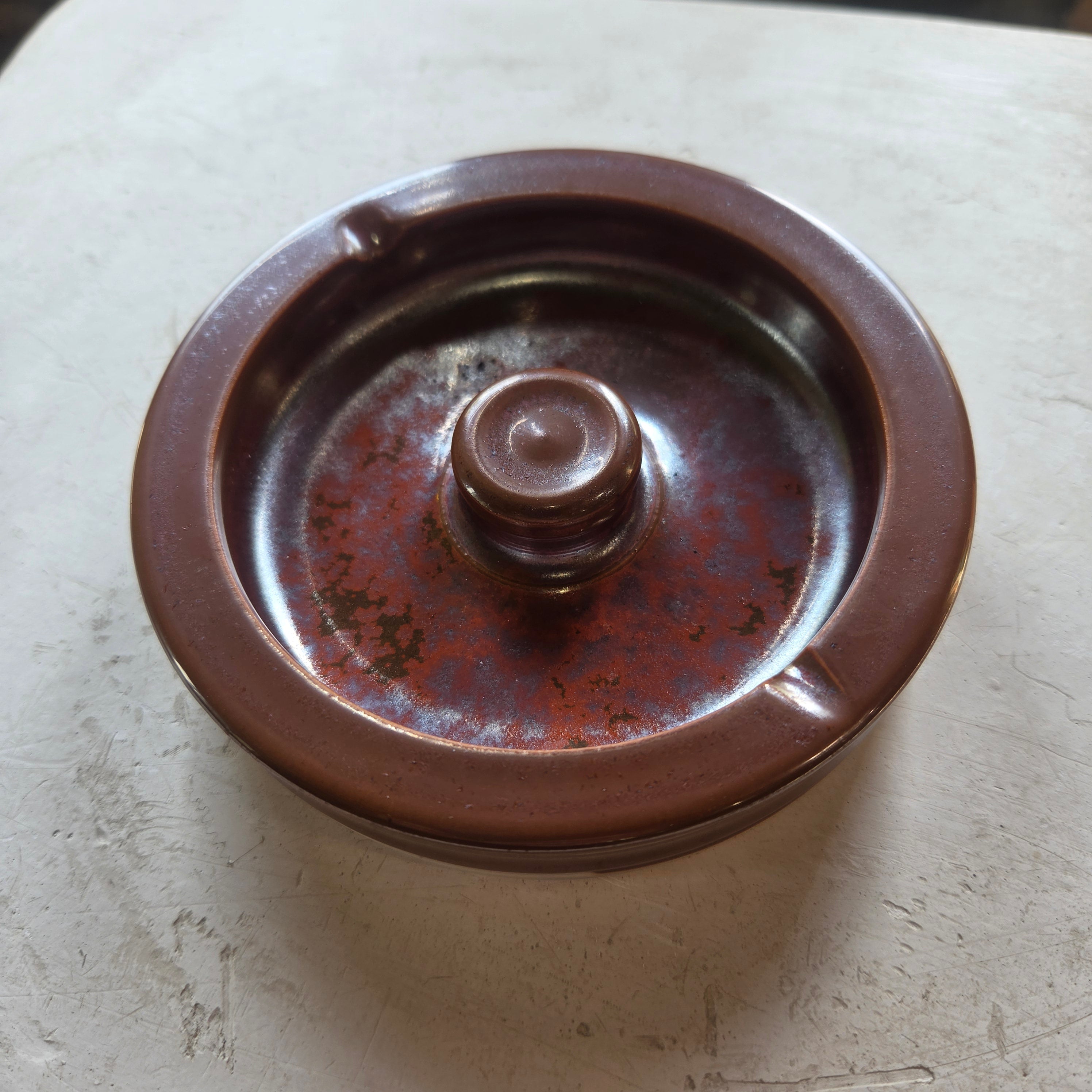 Porcelain Ceramic Ashtray #26-56
