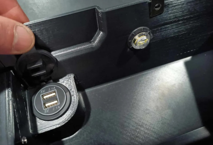 Glovebox (Bare Bones) for Vintage AC 1973-1979 Dentside *Sniper* Ford Truck and 1978-1979 Ford Bronco