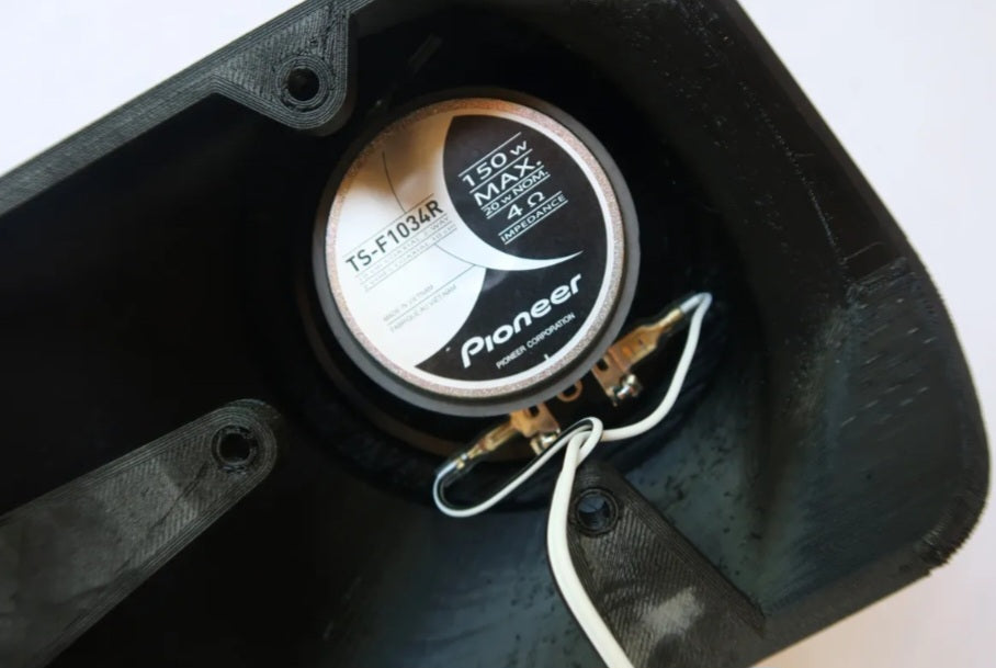 Regular Cab 4 Inch Speaker Pods (speakers included) for 1967-1979 Bumpside and 1973-1979 Dentside Ford Trucks