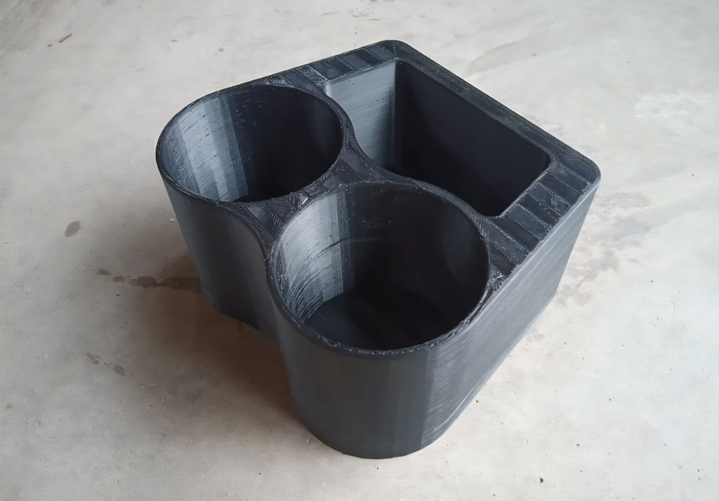 Floor Mount Flatty Cup Holder for the 1973-1979 Dentside Ford Trucks and 1978-1979 Ford Bronco