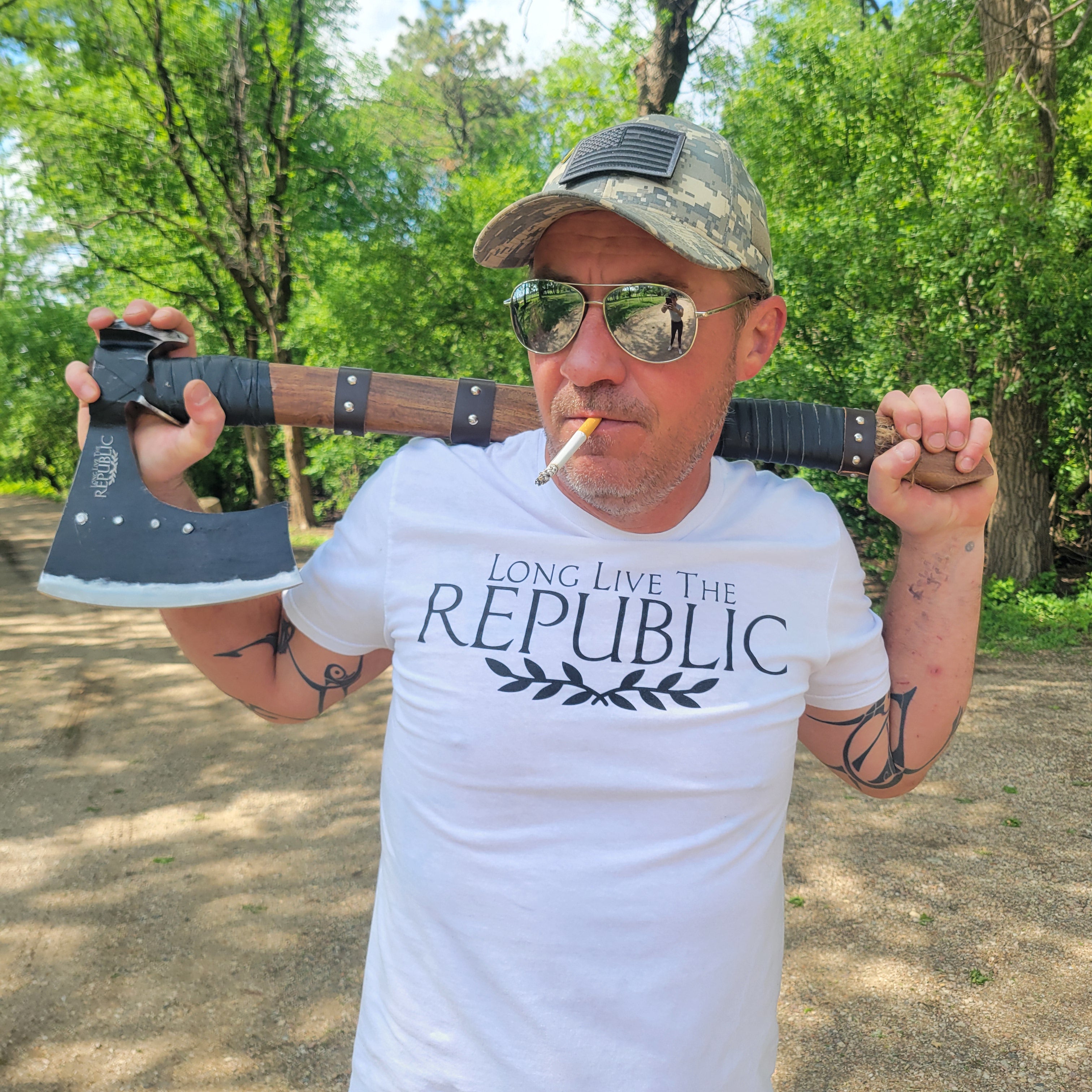 LLTR Viking battle axe
