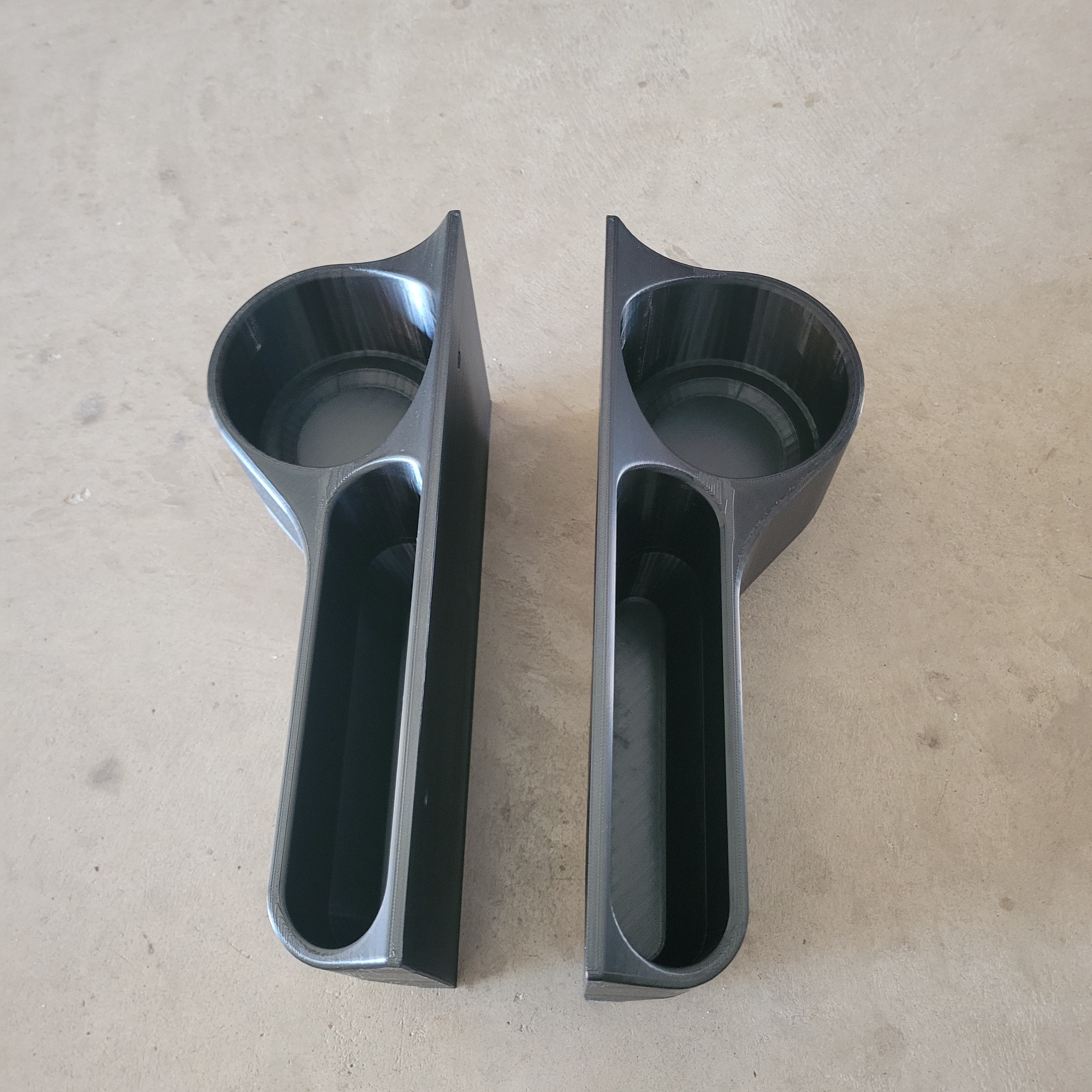 Long Pair Door Pocket Cupholders for 1967-1972 Bumpside Ford Trucks