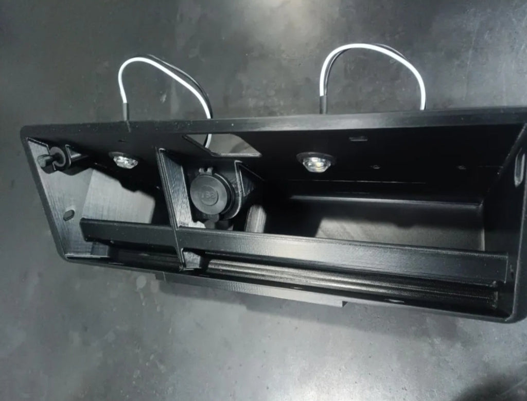 Glovebox (with LED lights and USB) for Vintage Air 1963-1972 Bumpside Ford Trucks