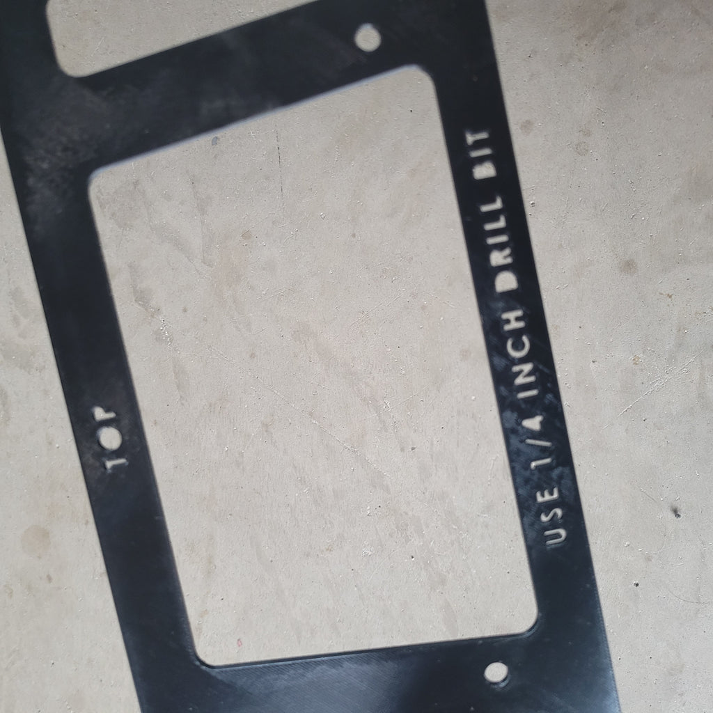 Squarebody Door Pocket Template