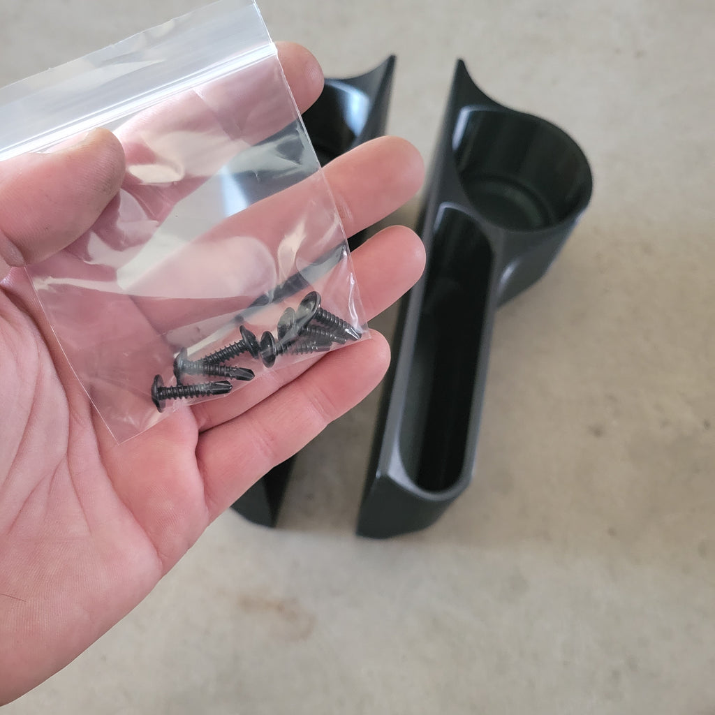 Long Pair Door Pocket Cupholders for 1967-1972 Bumpside Ford Trucks