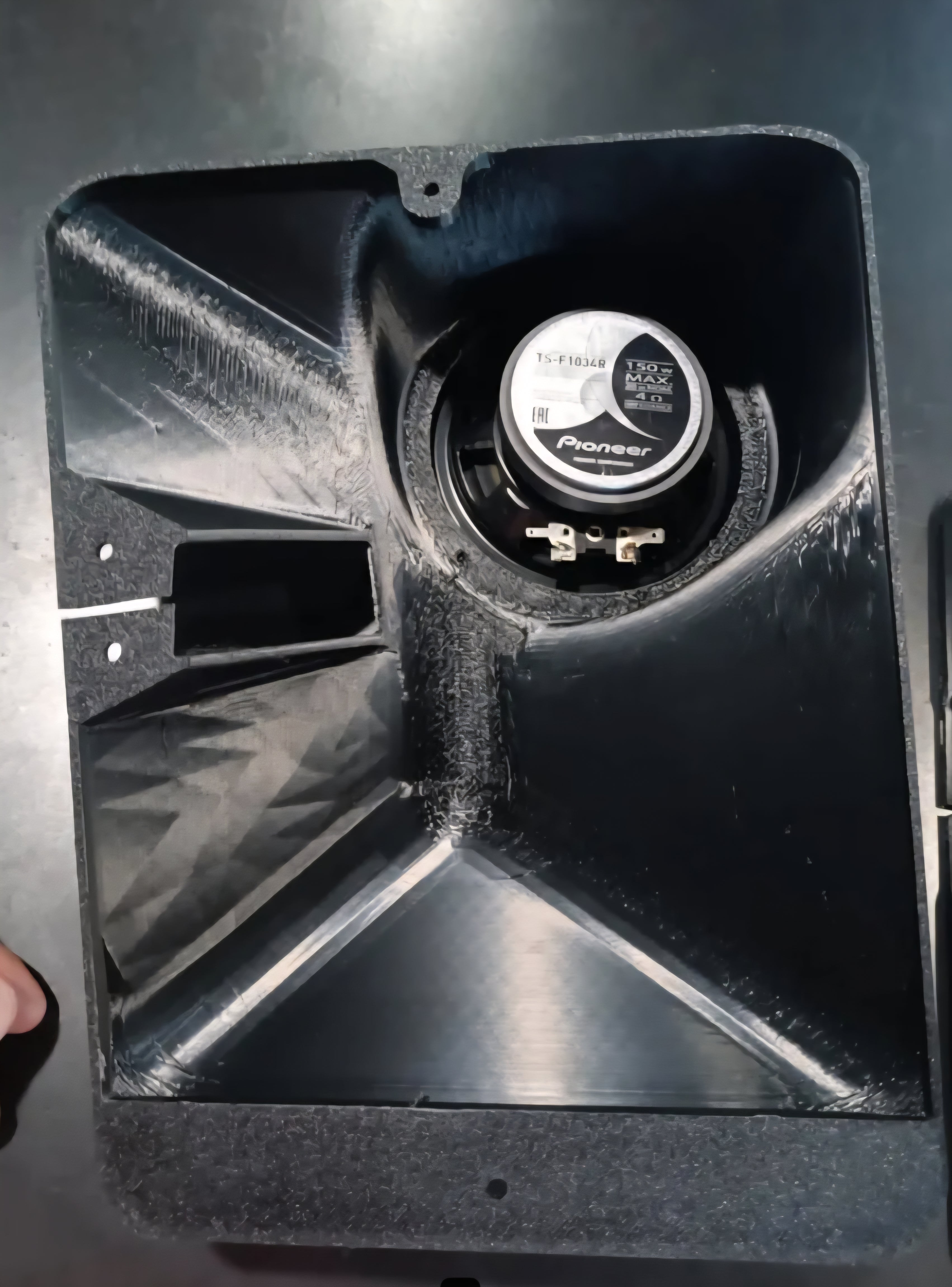 Crew Cab Shoulder Belt Speaker Pods (speakers included) for 1973-1979 Dentside Ford Trucks