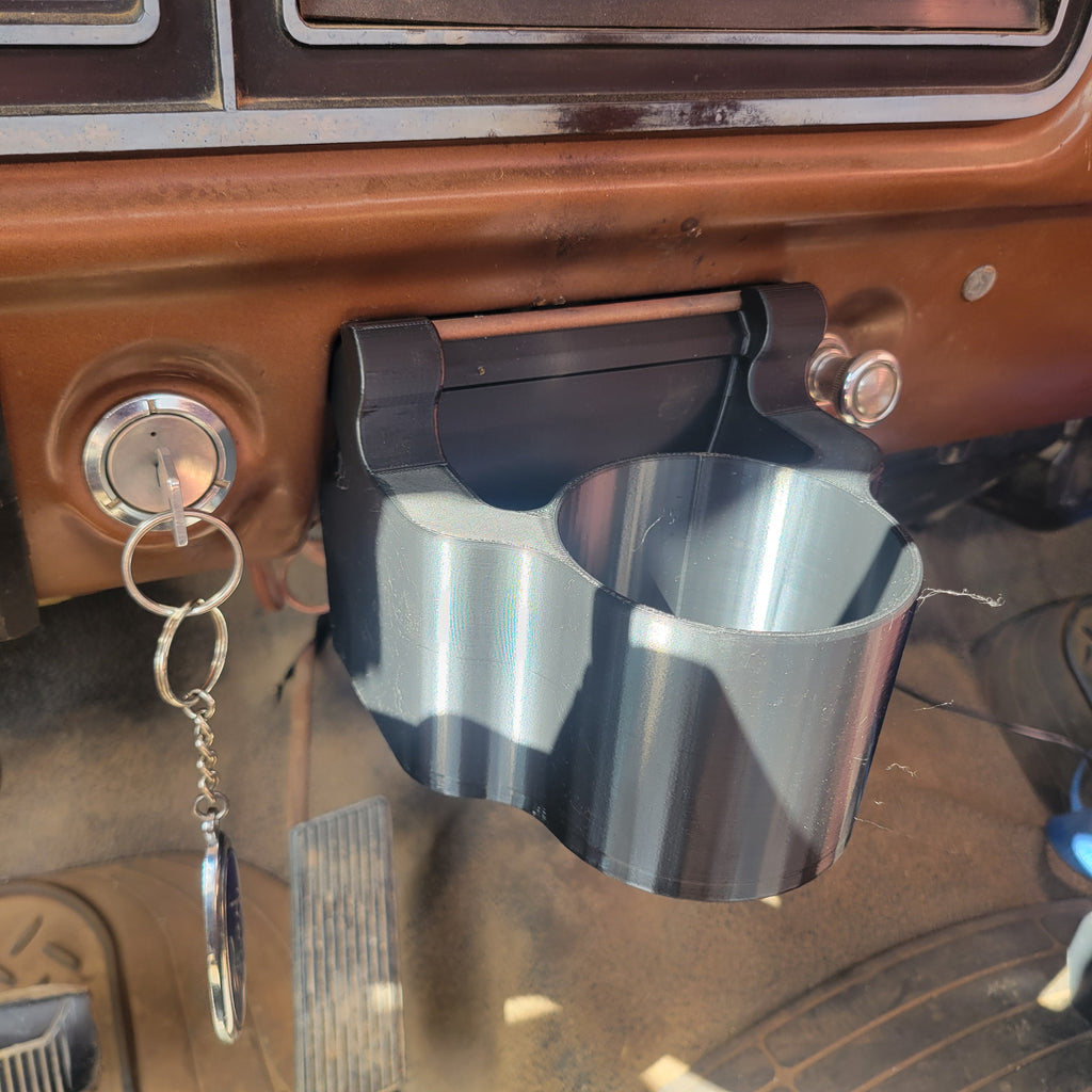 Single Man's Cupholder for 1973-1979 Dentside Ford Truck and 78-79 Bronco