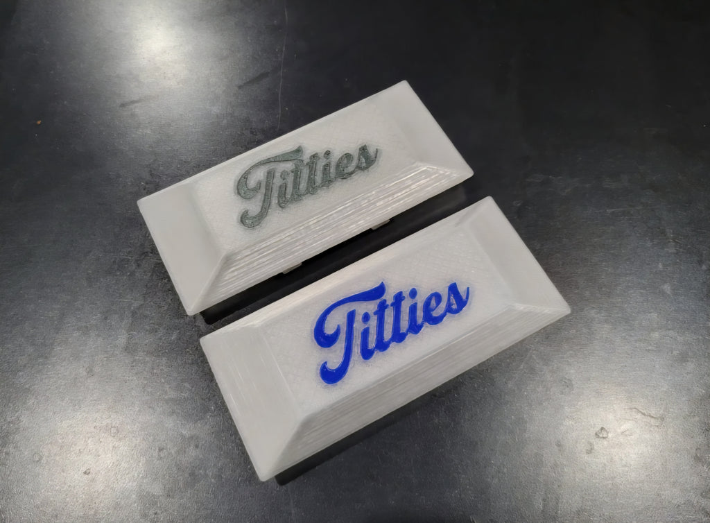 Titties Script Dome Light Lens