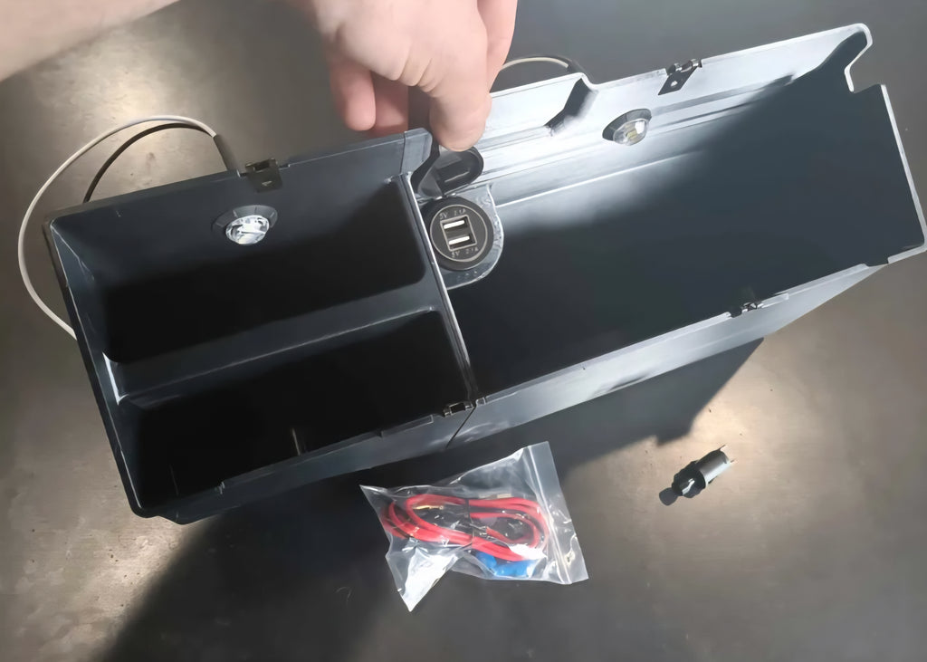 Glovebox (with LED Lights and USB) for 1973–1979 Dentside Ford Trucks