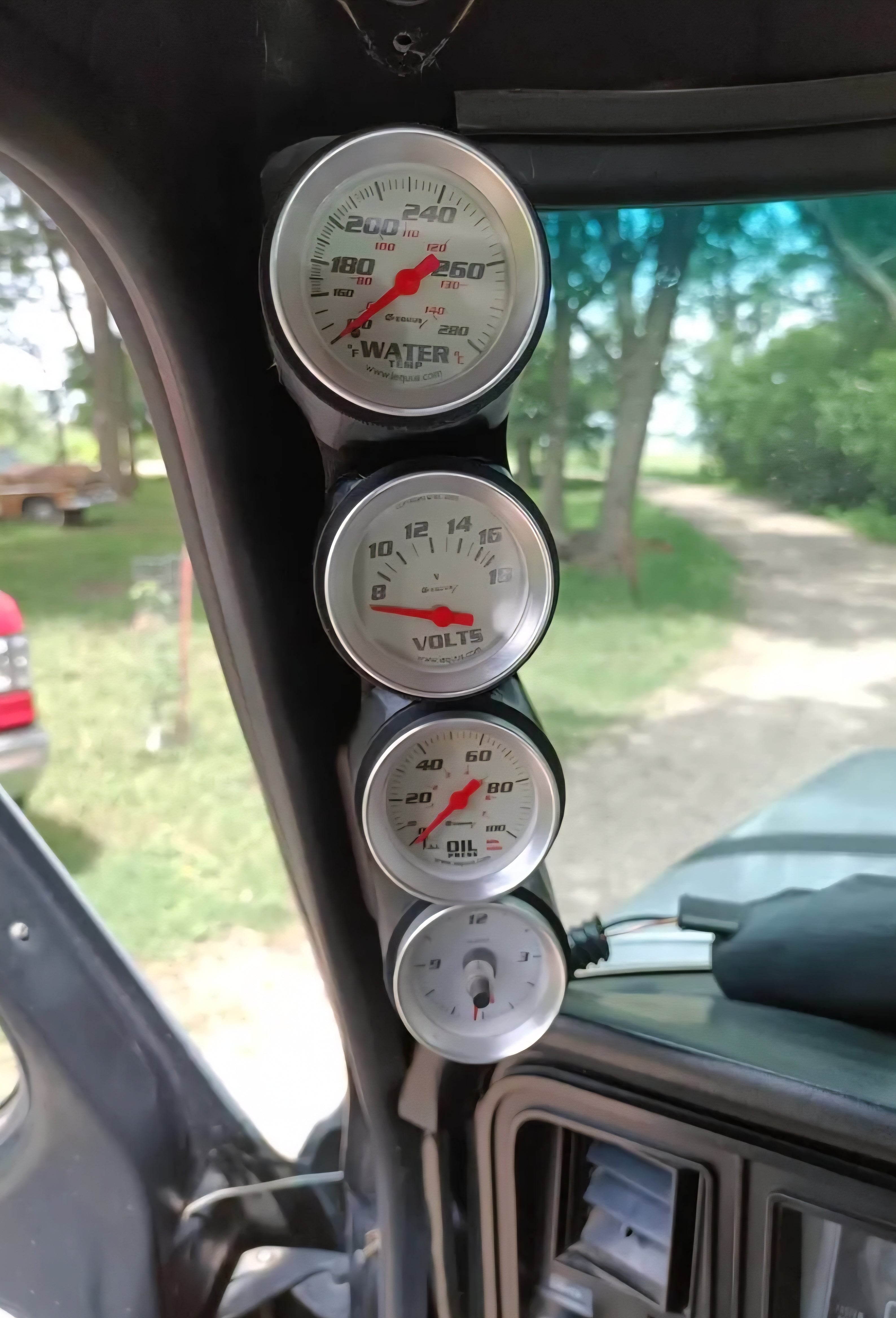 4 Gauge Pillar Pod for 1967-79 Ford Trucks