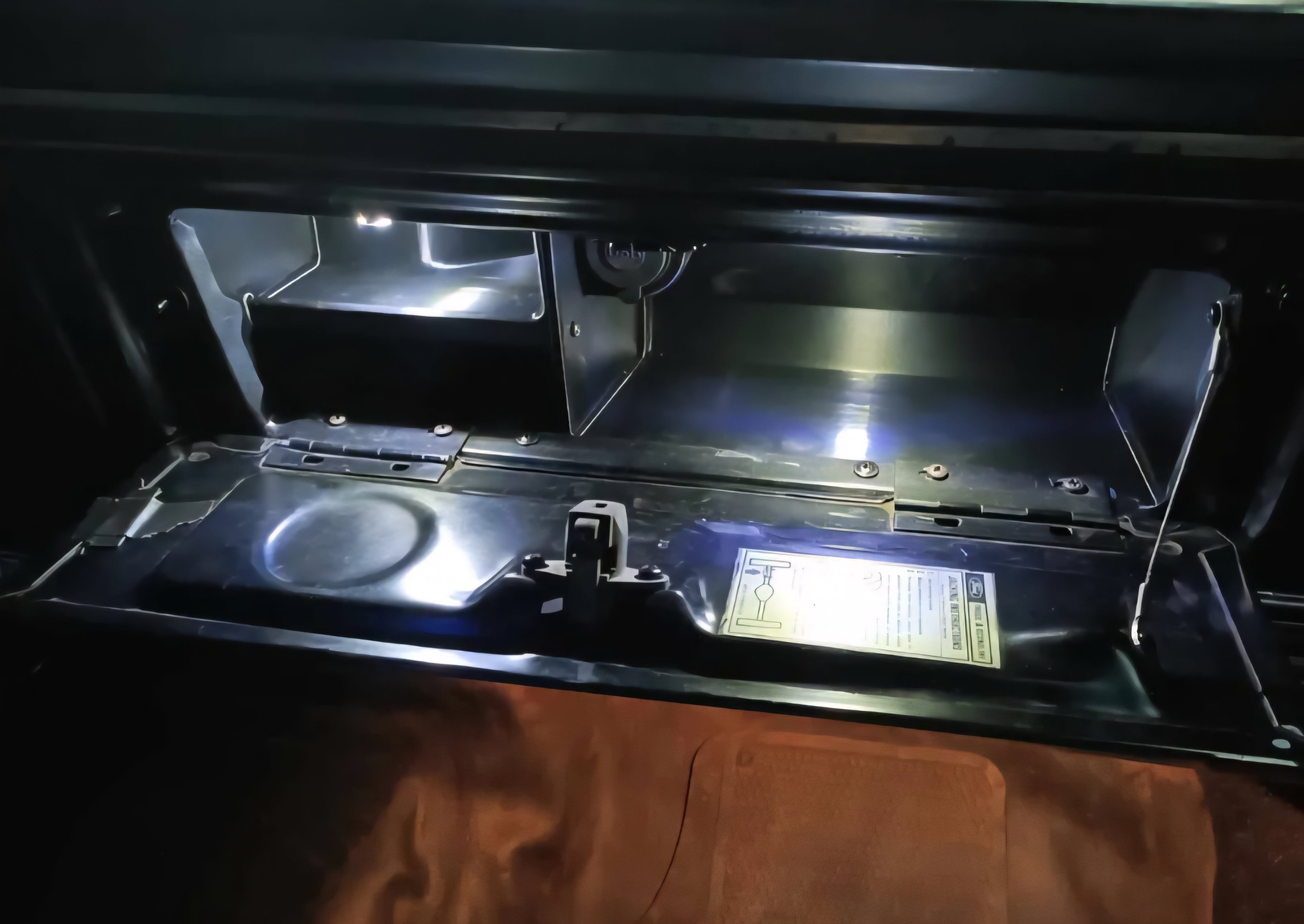 Glovebox (with LED Lights) for 1973–1979 Dentside Ford Truck and 1978-1979 Ford Bronco