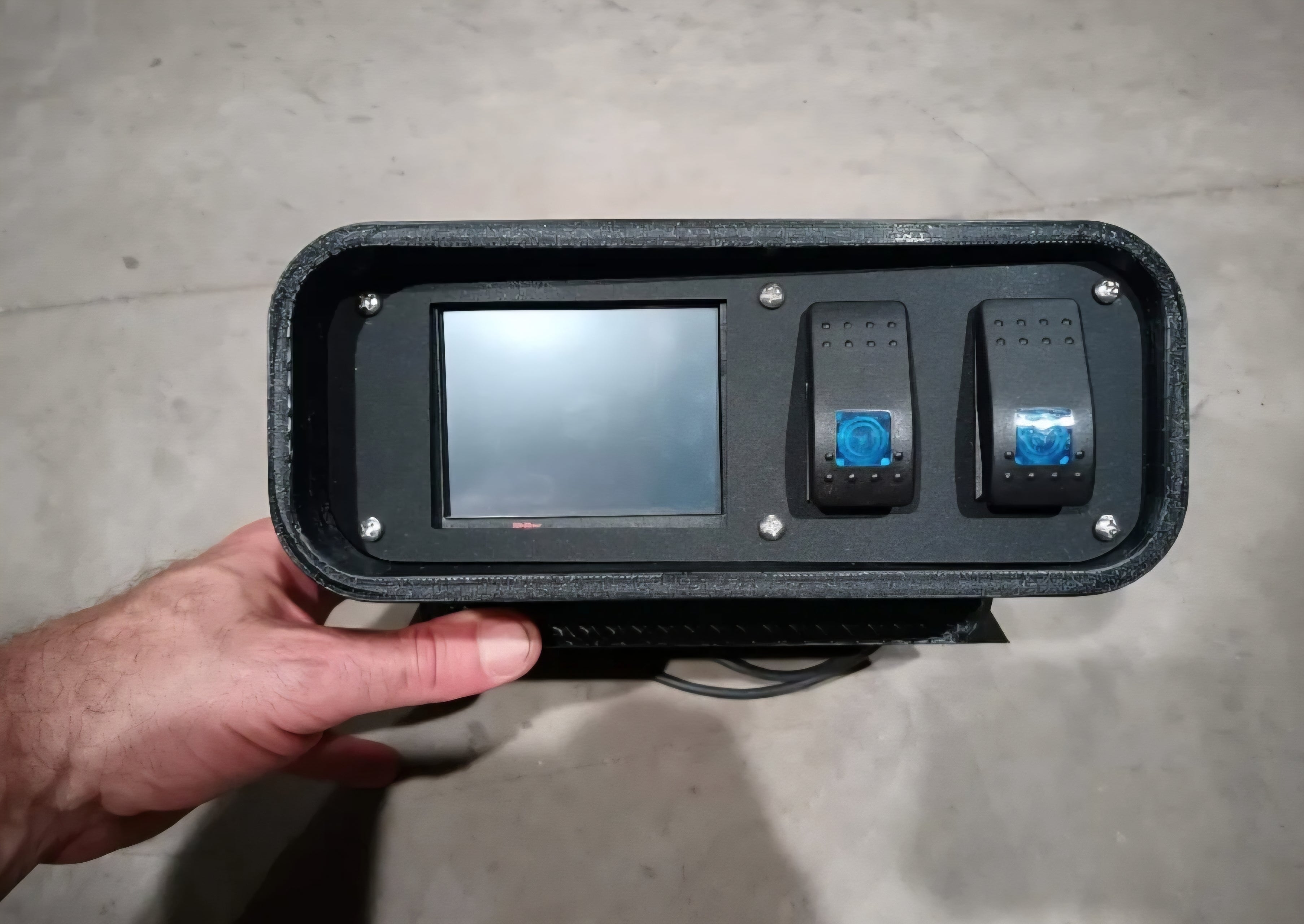 Heads Up Sniper Screen Pod with Switches for 1973-1979 Dentside Ford Trucks and 1978-1979 Ford Bronco