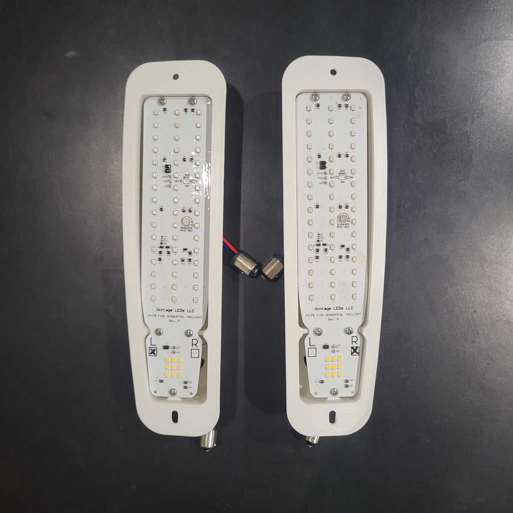 Sequential LED Taillights (SET) No Lenses for 1973-1979 Ford Trucks/Bronco/Econoline