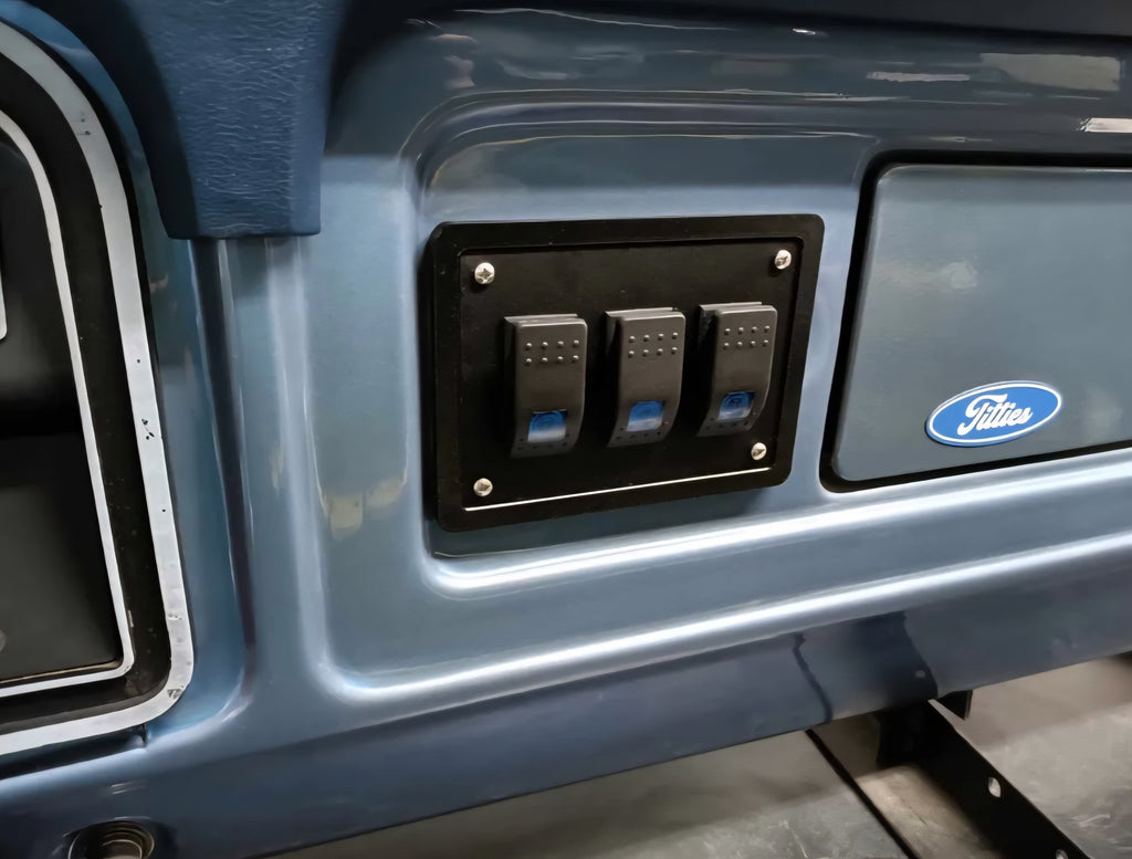 A/C Vent Delete Switch Pack for 1973-1979 Dentside Ford Trucks and 1978-1979 Ford Bronco