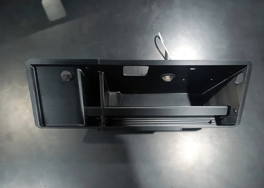 Glovebox (with LED lights and USB) for Vintage Air (defrost tube obstruction on left side) 1967-1972 Bumpside Ford Trucks