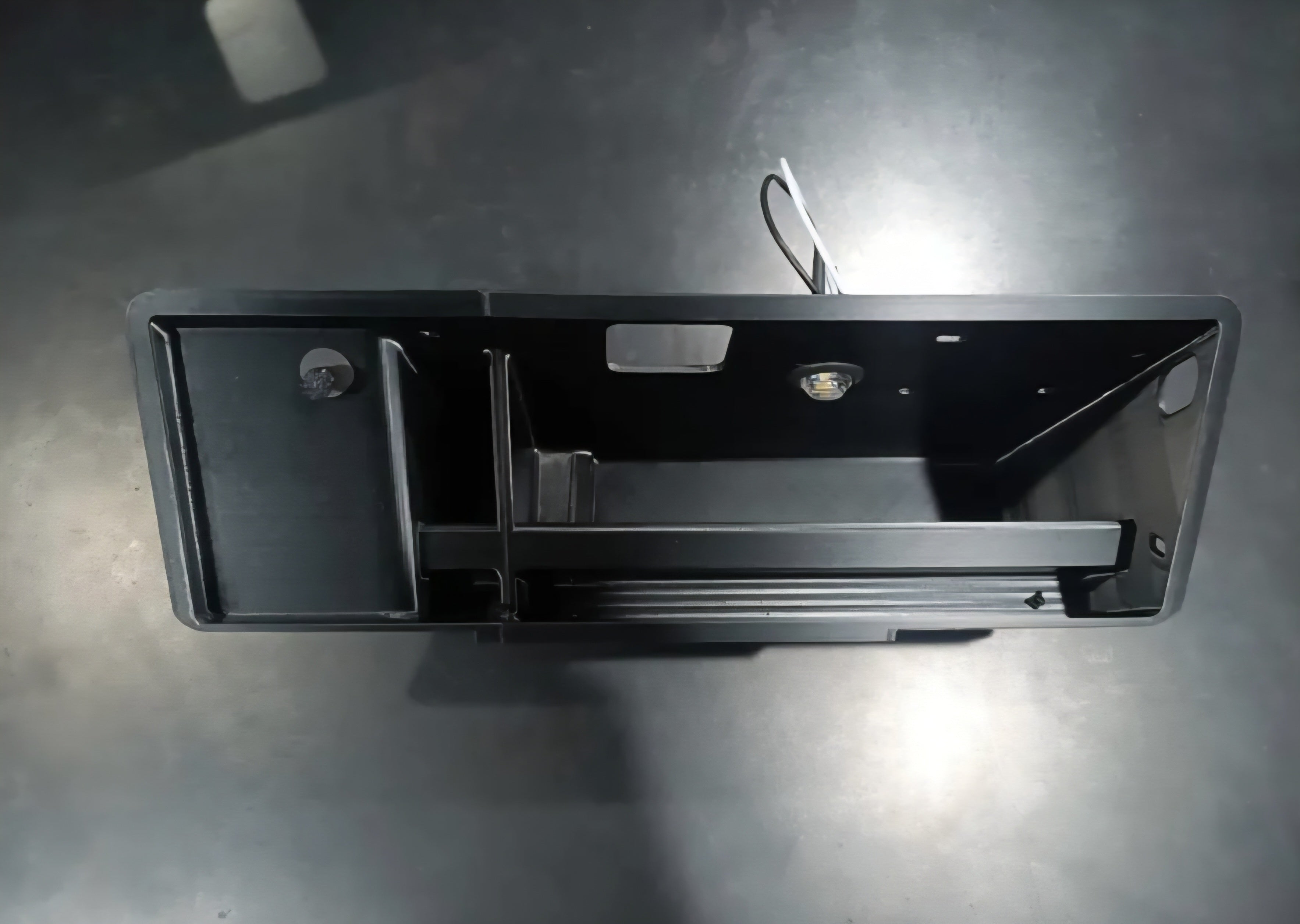 Glovebox (with LED lights and USB) for Vintage Air (defrost tube obstruction on left side) 1967-1972 Bumpside Ford Trucks