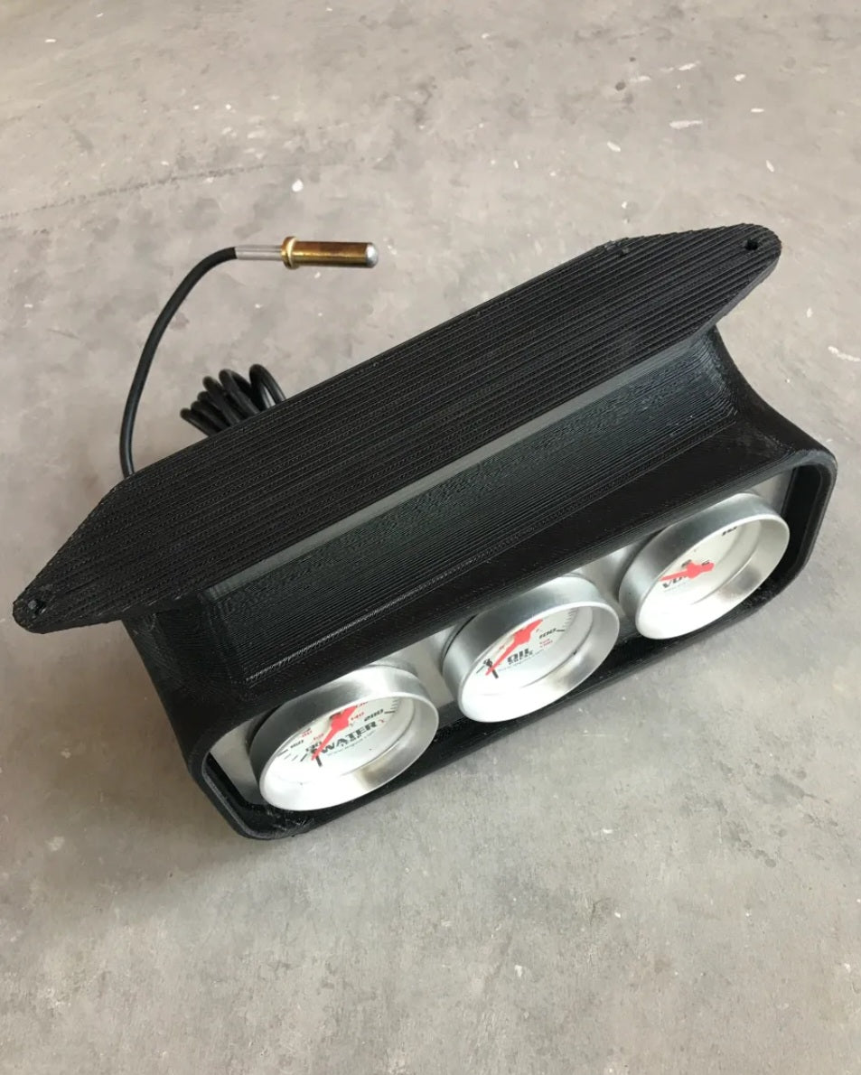 Under Dash Gauge Pod for 1973-1979 Dentside Ford Trucks and 1978-1979 Ford Bronco