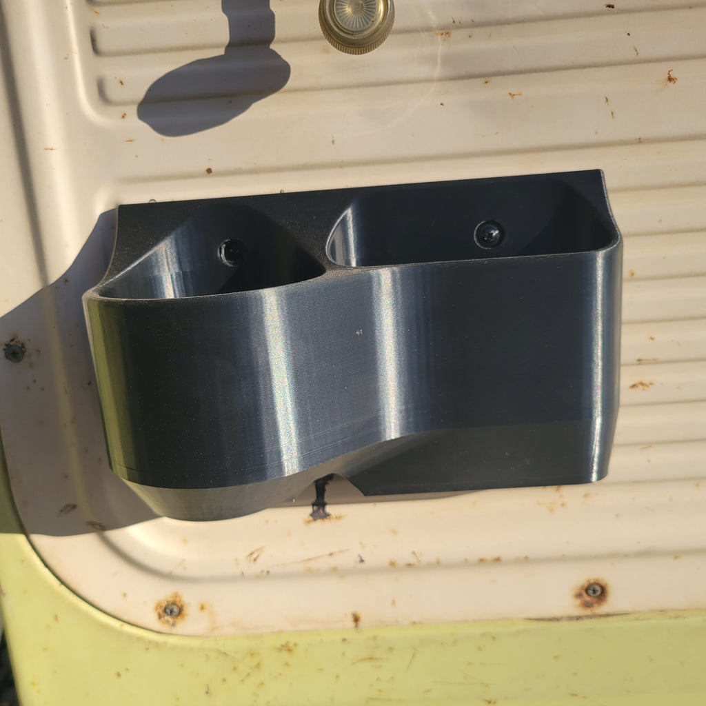 Short Pair Door Pocket Cupholders for 1967-1972 Bumpside Ford Trucks