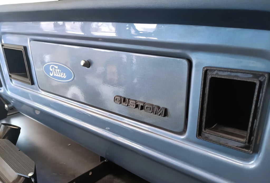 A/C Vent Delete Pocket (PASSENGER SIDE) for 1973-1979 Dentside Ford Trucks and 1978-1979 Ford Bronco