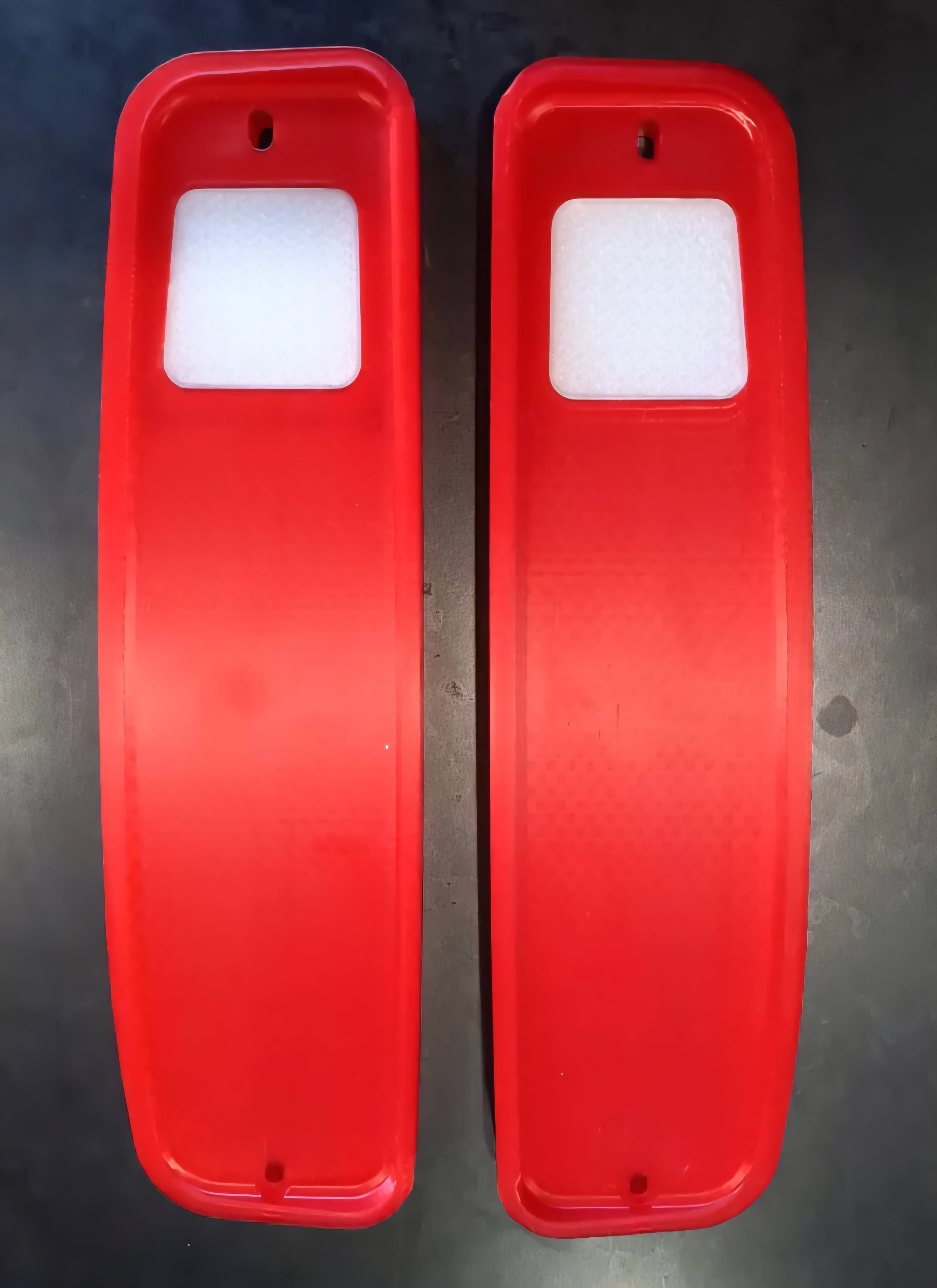 Red Taillight Lenses (w reverse lights) (SET) for 1973-1979 Dentside Ford Trucks