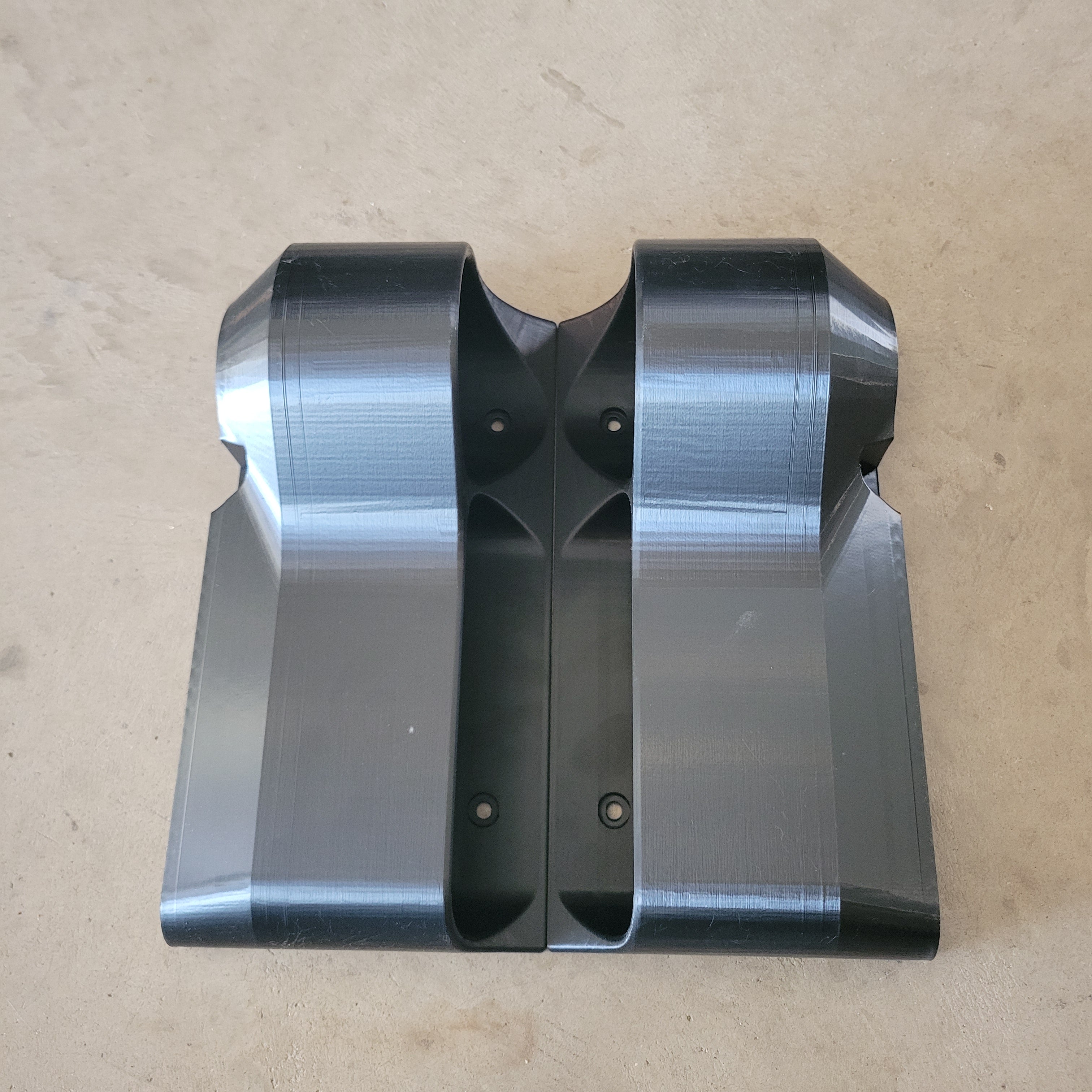 Long Pair Door Pocket Cupholders for 1967-1972 Bumpside Ford Trucks