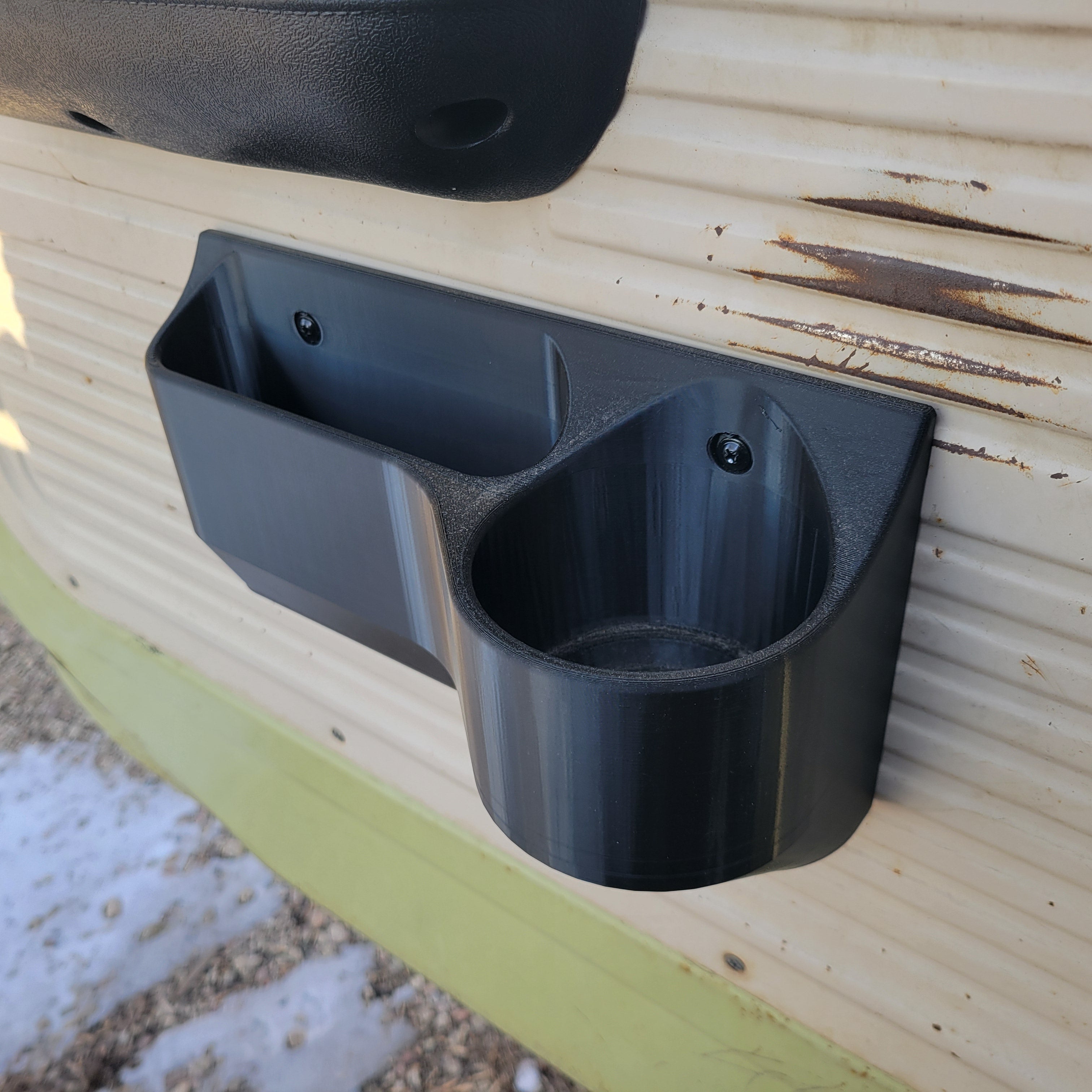 Long Pair Door Pocket Cupholders for 1967-1972 Bumpside Ford Trucks