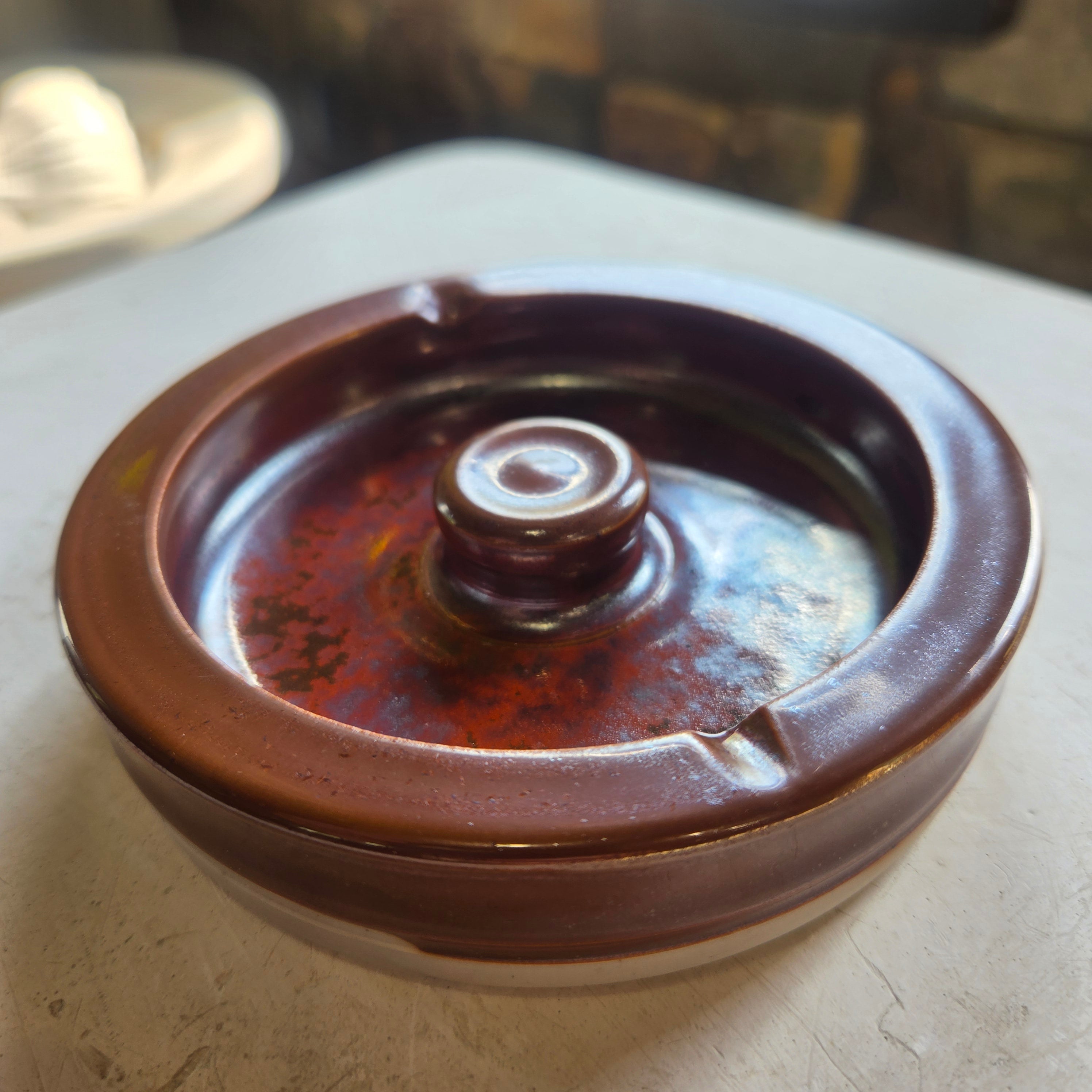 Porcelain Ceramic Ashtray #26-56