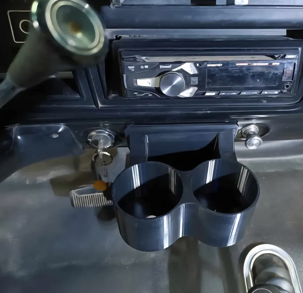 Gen 3 Solid Mount Cupholder for 1973-1979 Dentside Ford Trucks and 1978-1979 Ford Bronco