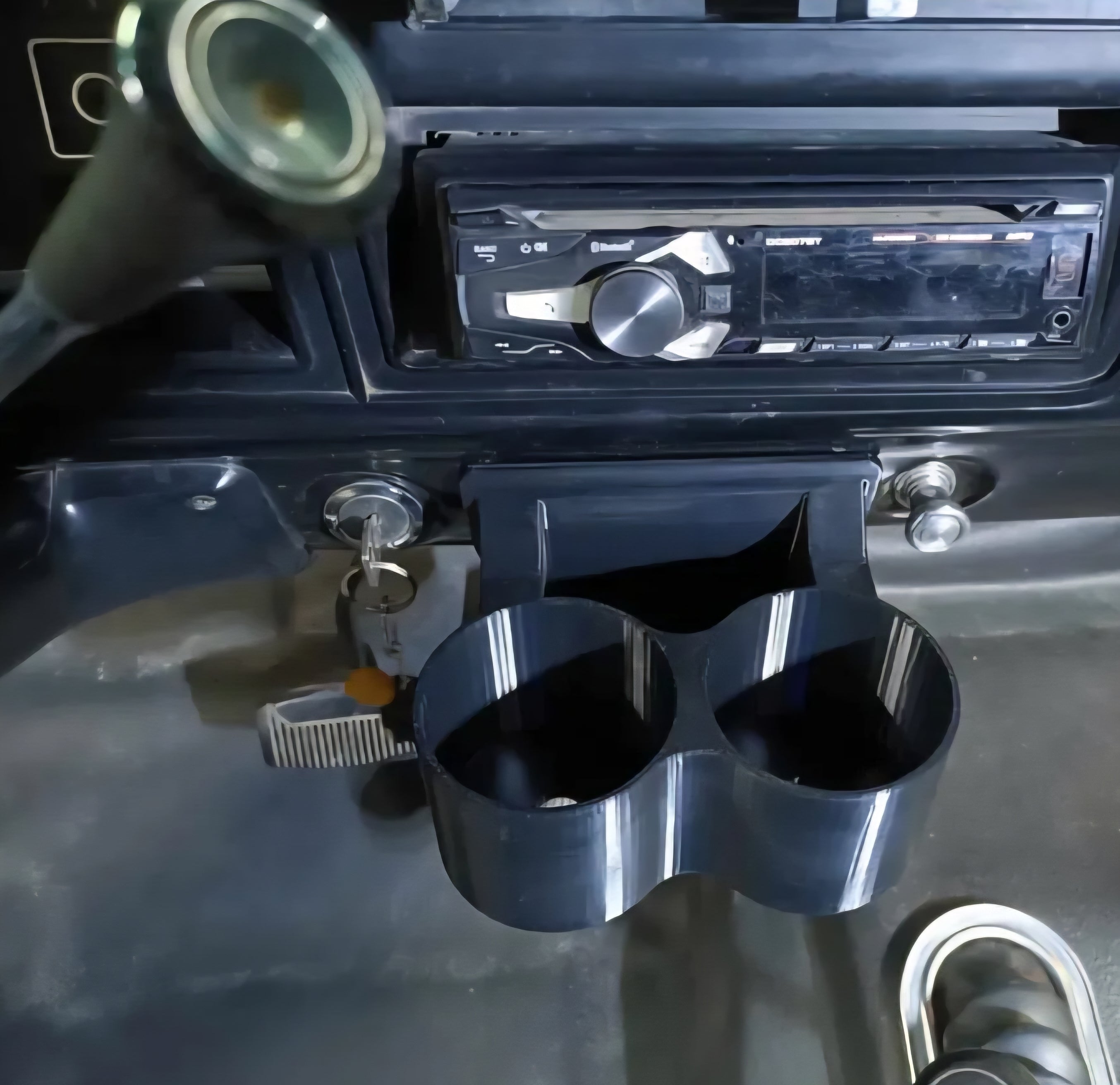 Gen 3 Solid Mount Cupholder for 1973-1979 Dentside Ford Trucks and 1978-1979 Ford Bronco