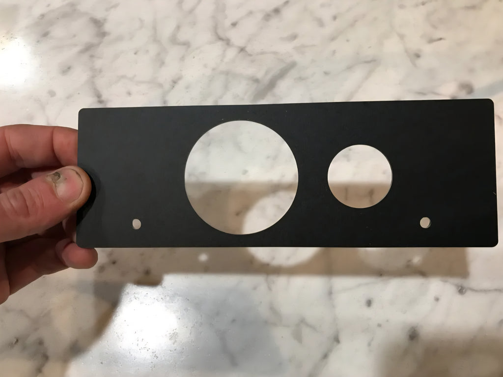 Radio Delete Panel for 1973-1979 Dentside Ford Trucks and 1978-1979 Ford Bronco