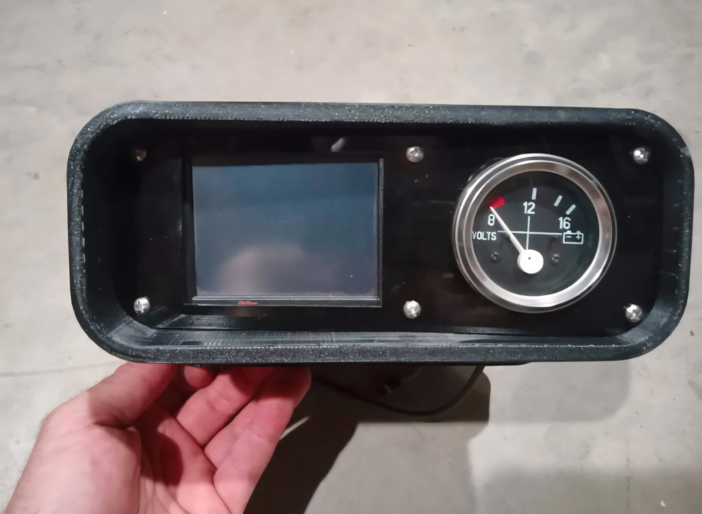 Heads Up Sniper Pod with 2 1/16 Gauge for 1973-1979 Dentside Ford Trucks and 1978-1979 Ford Bronco