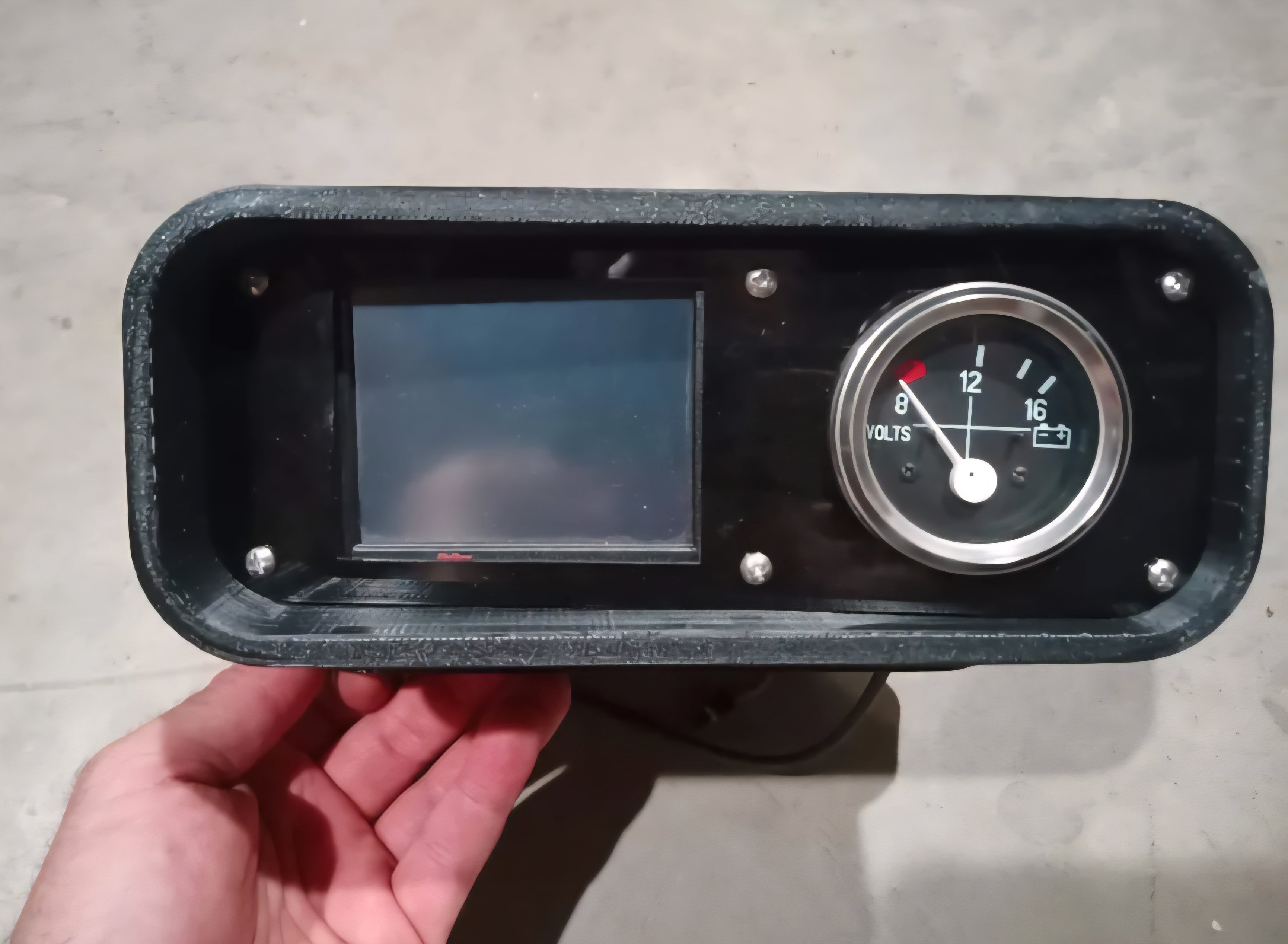 Heads Up Sniper Pod with 2 1/16 Gauge for 1973-1979 Dentside Ford Trucks and 1978-1979 Ford Bronco