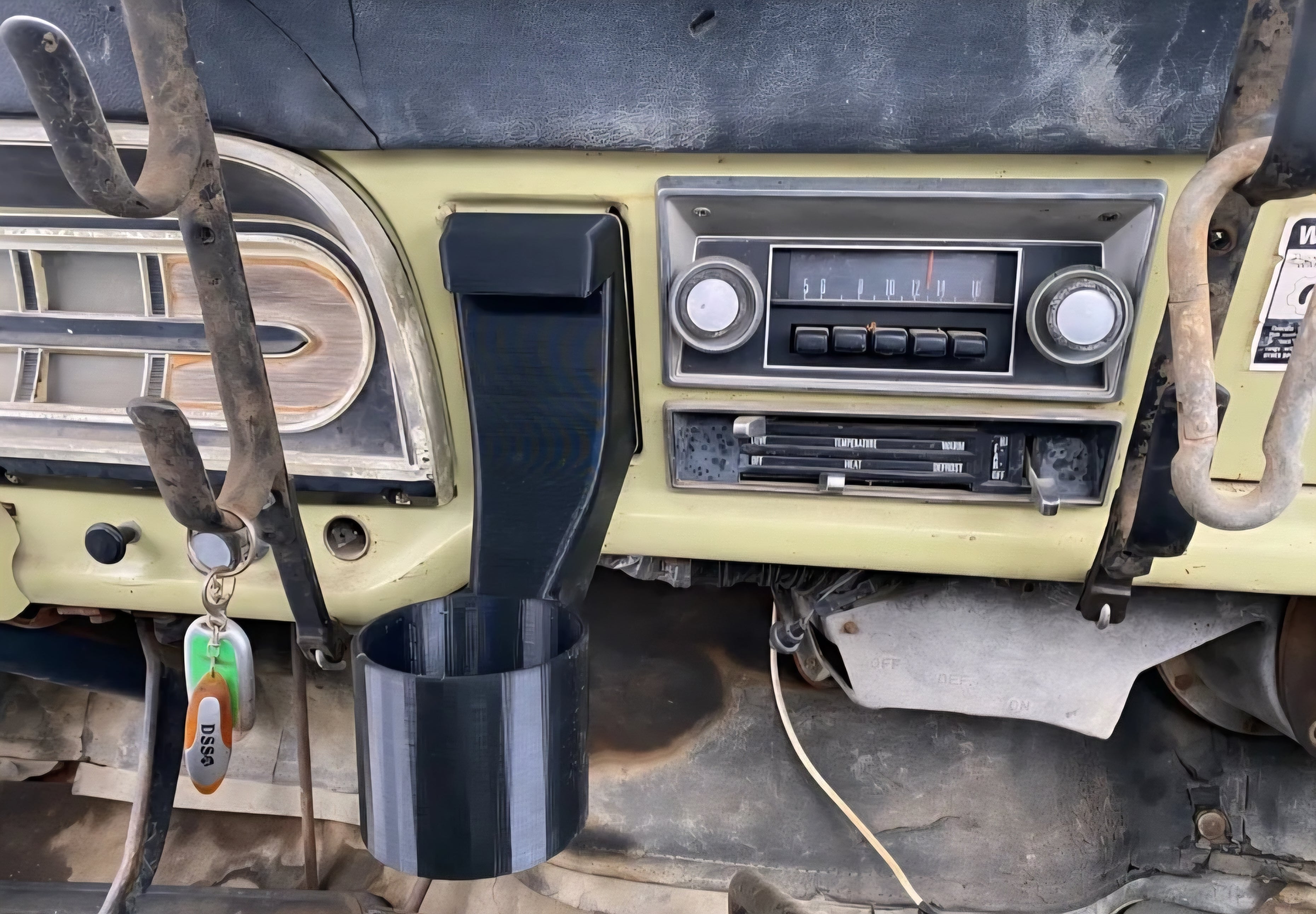 Cup Holder for 1967-1972 Bumpside Ford Trucks