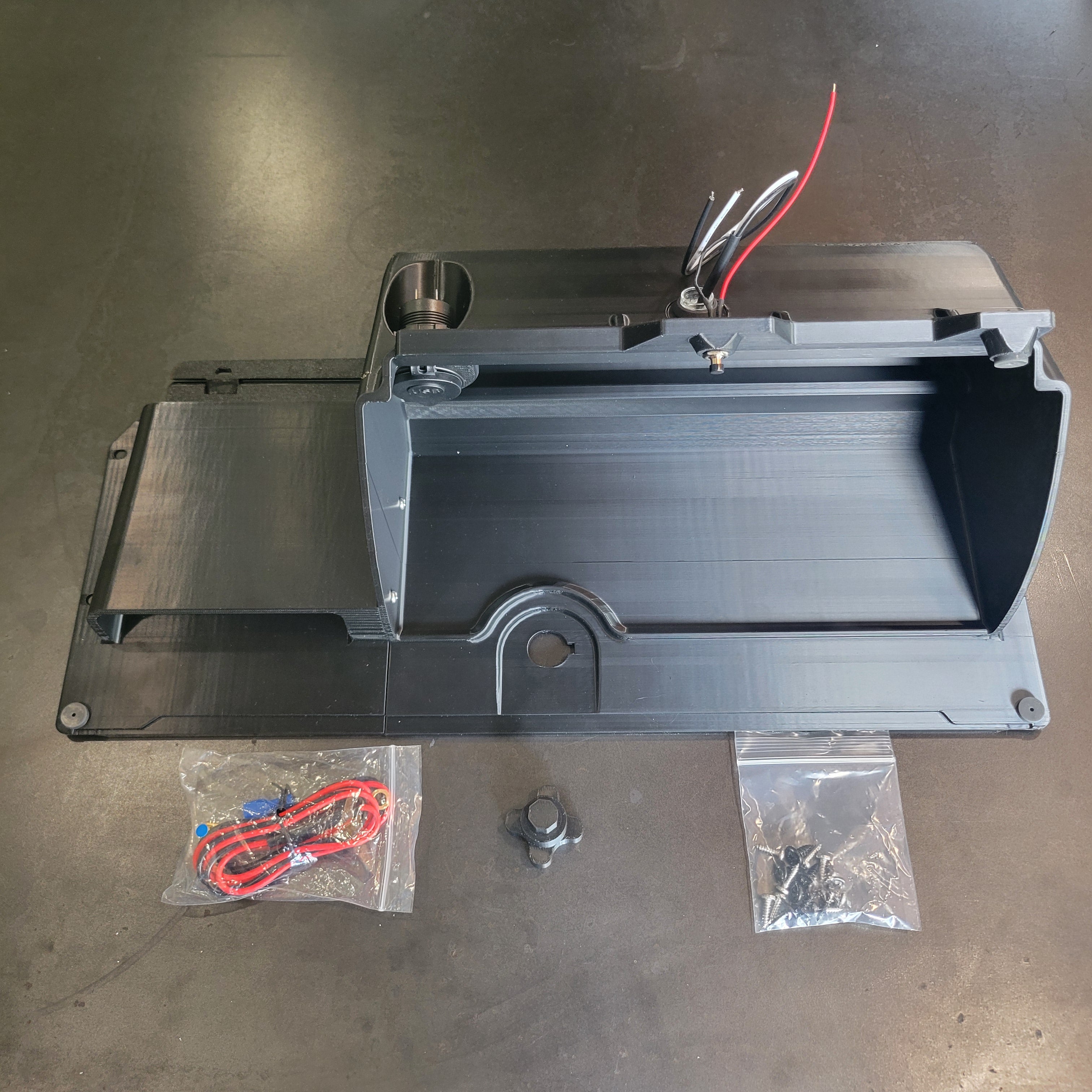 Glovebox (with LED lights and USB) for 1973-1987 Square Body Chevy Truck