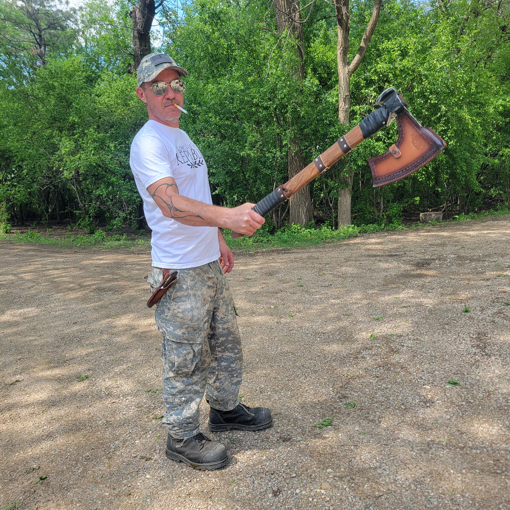LLTR Viking battle axe