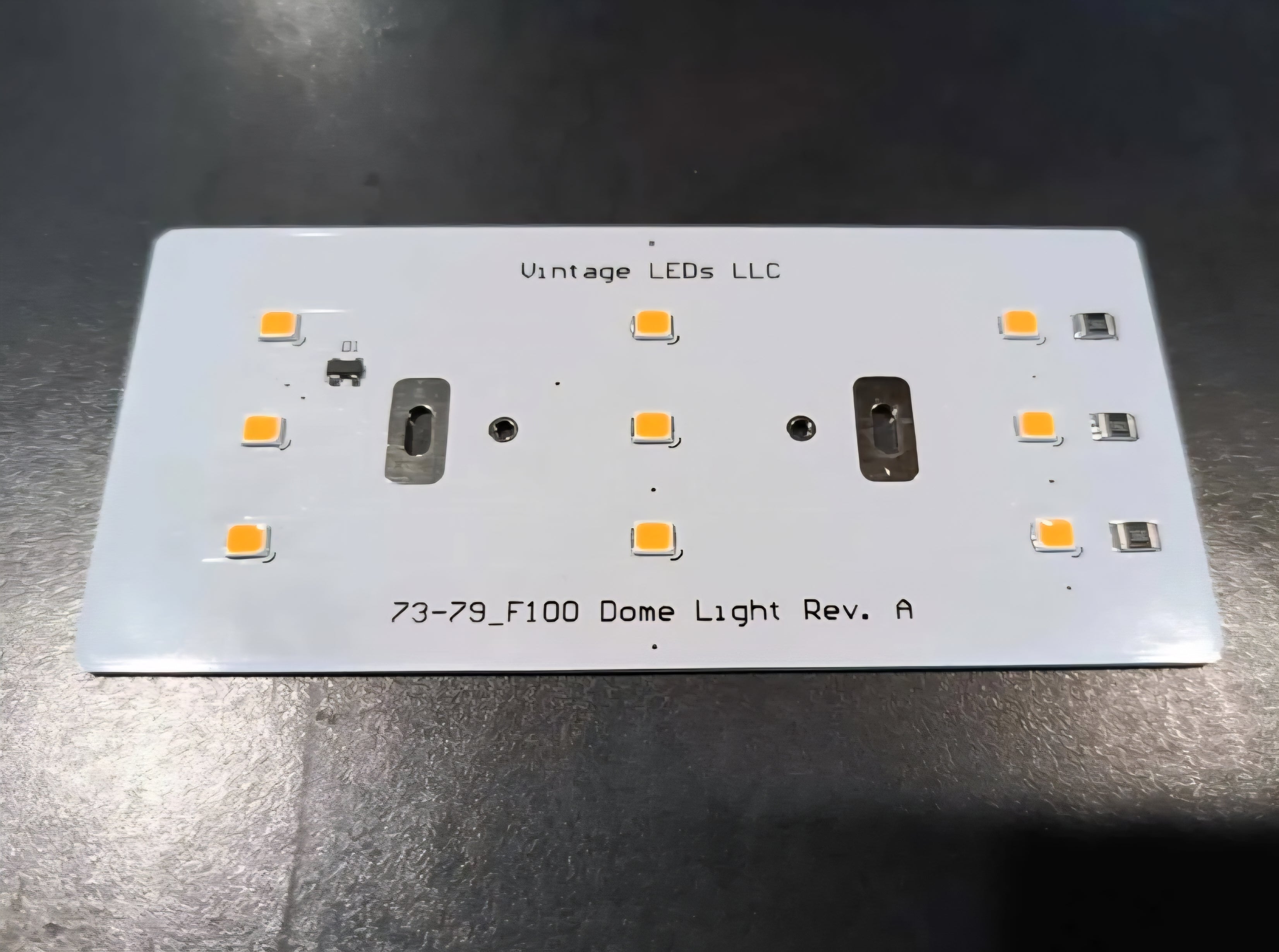 LED Board Dome Light for 1973-1979 Dentside Ford Trucks and 1978-1979 Ford Bronco